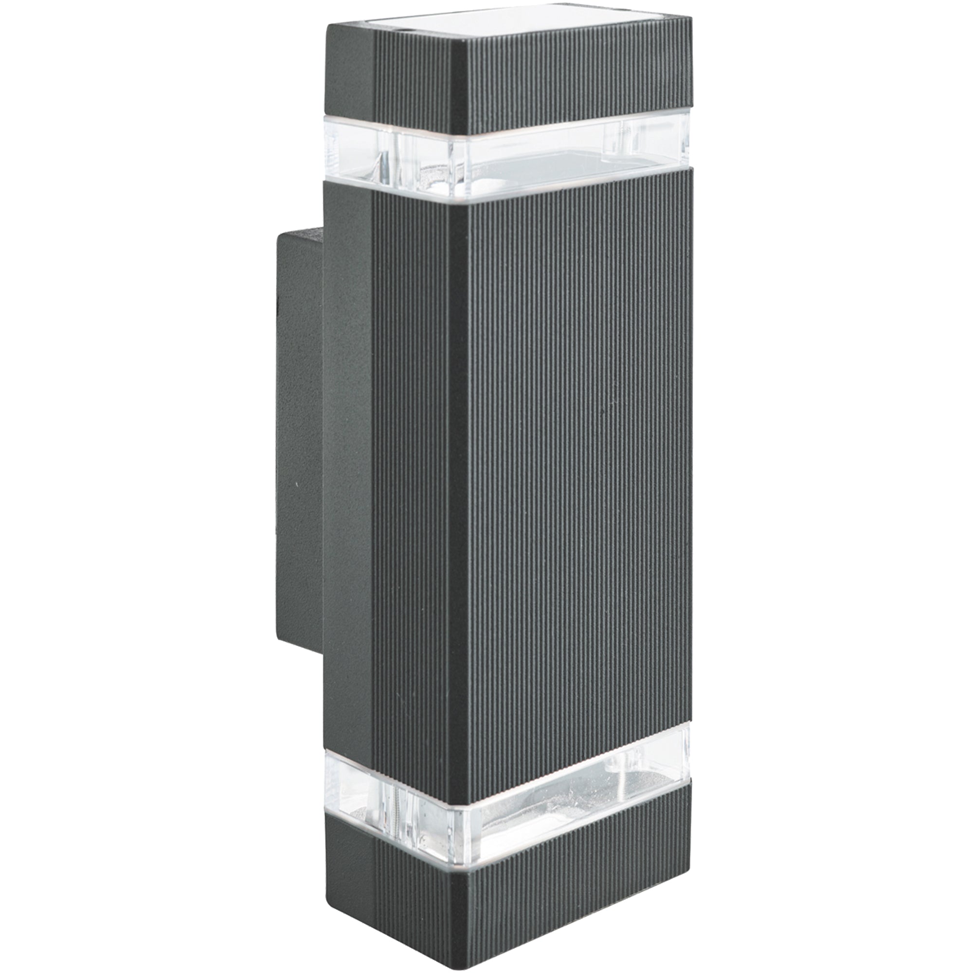 Sheffield LED Outdoor Wall Light-Black & Glass Diffuser,IP44