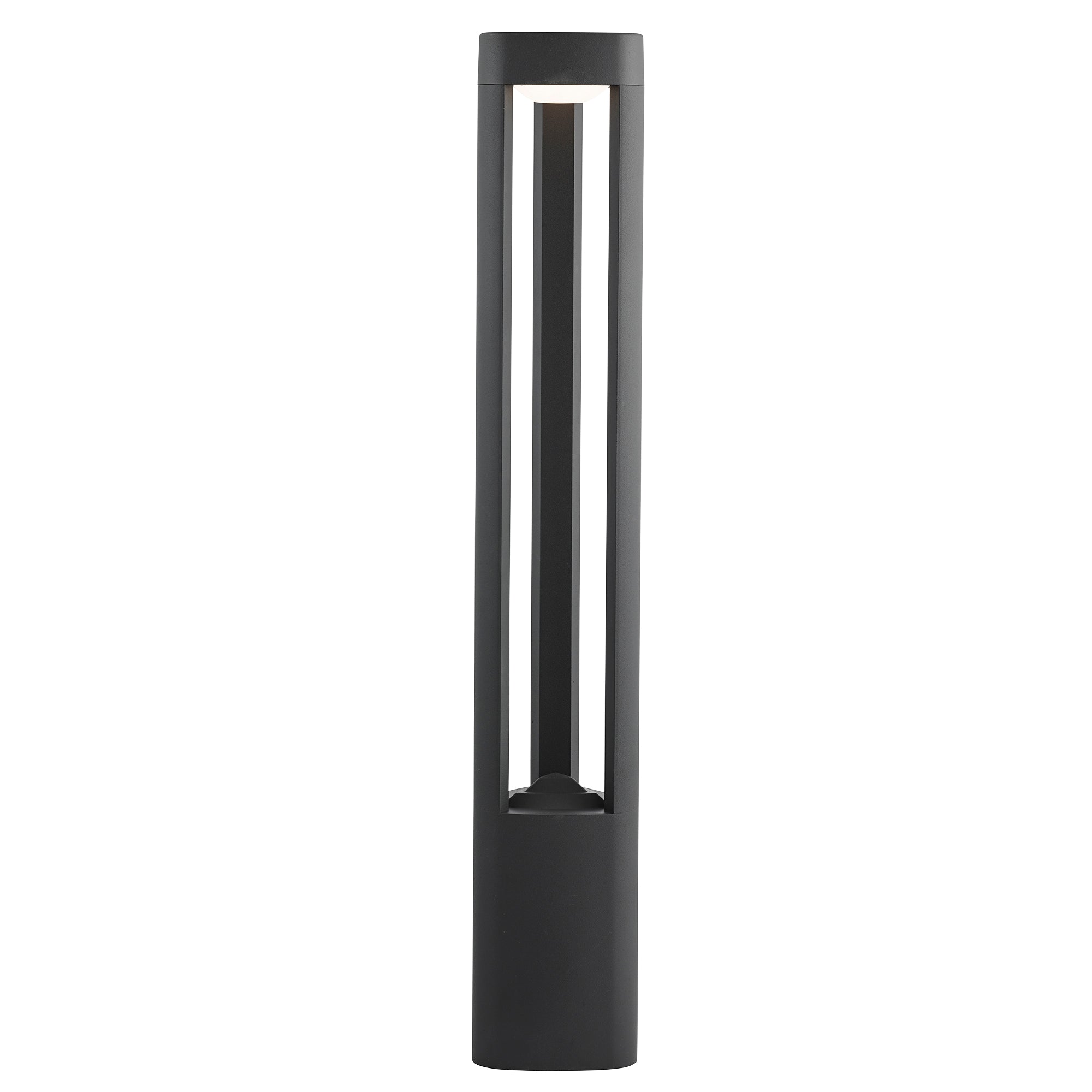 Michigan Outdoor Post - Dark Grey Metal & Polycarbonate 800