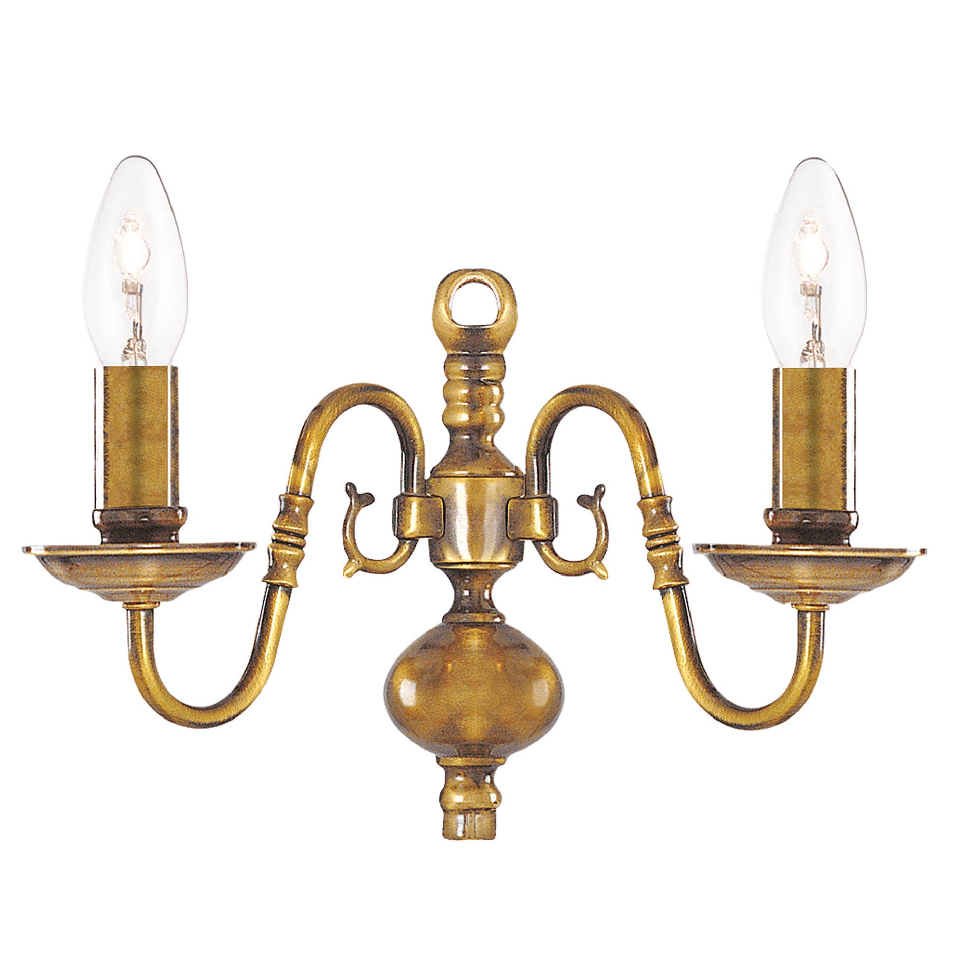 Flemish Wall Light - Solid Brass Metal