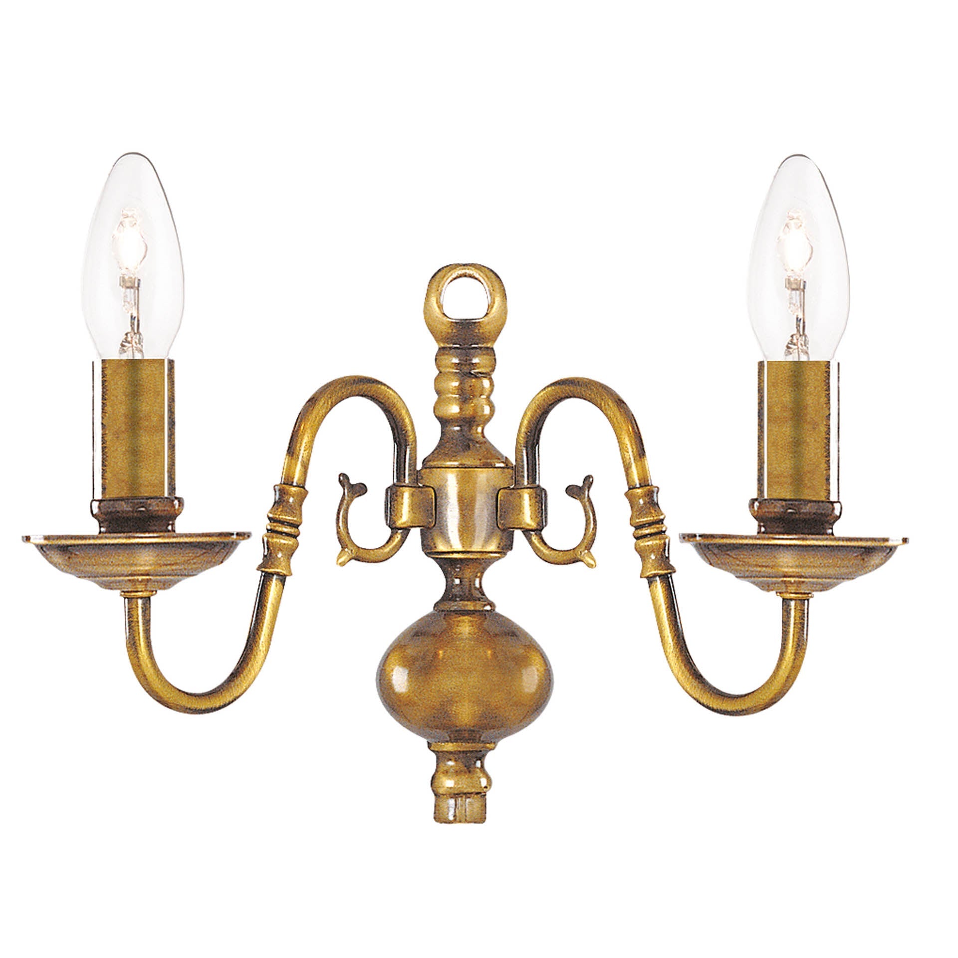 Flemish Wall Light - Solid Brass Metal