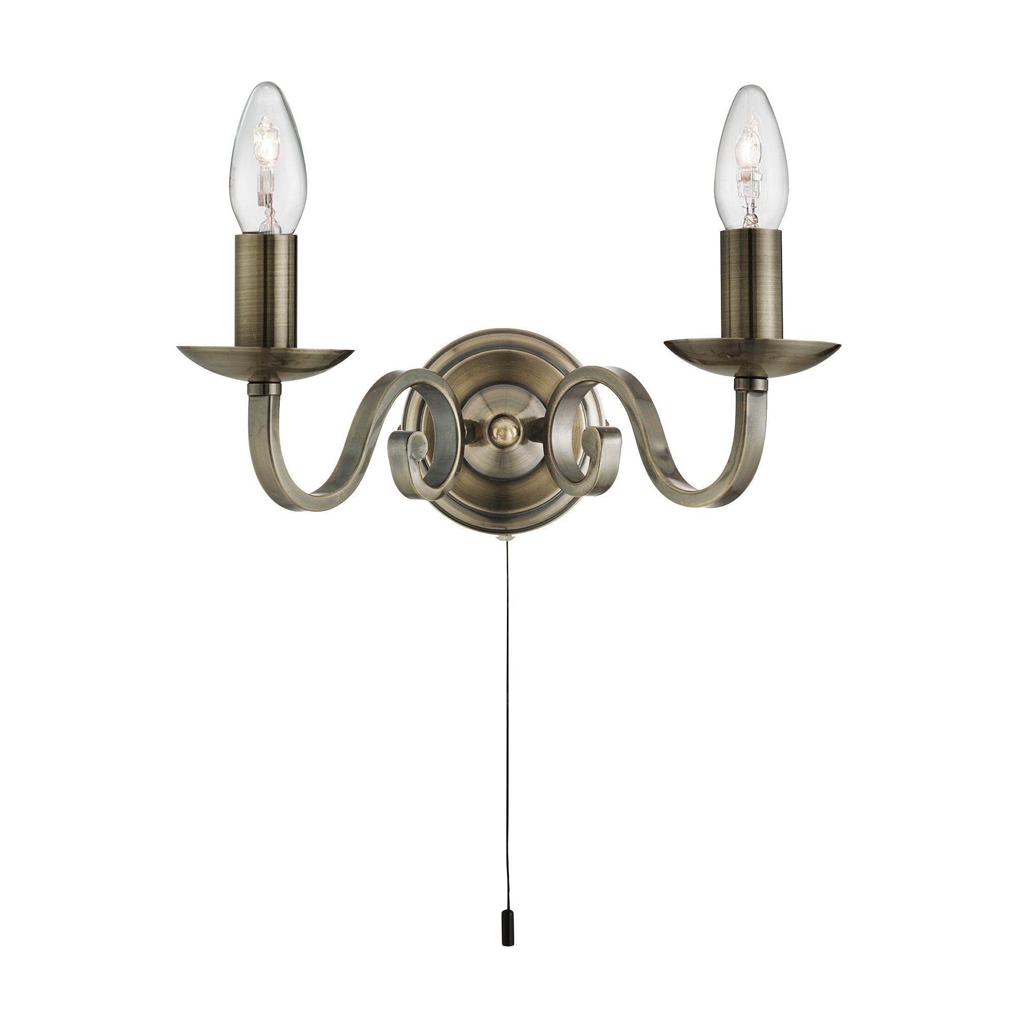 Richmond Wall Light - Antique Brass Metal