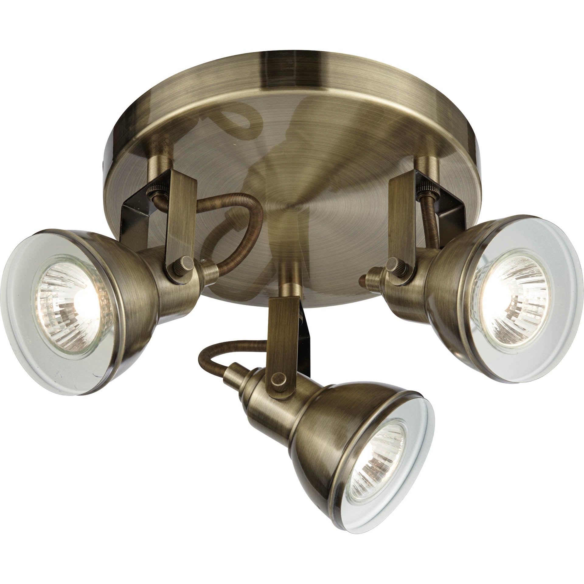 Focus Round Spotlight - Antique Brass Metal Antique Brass