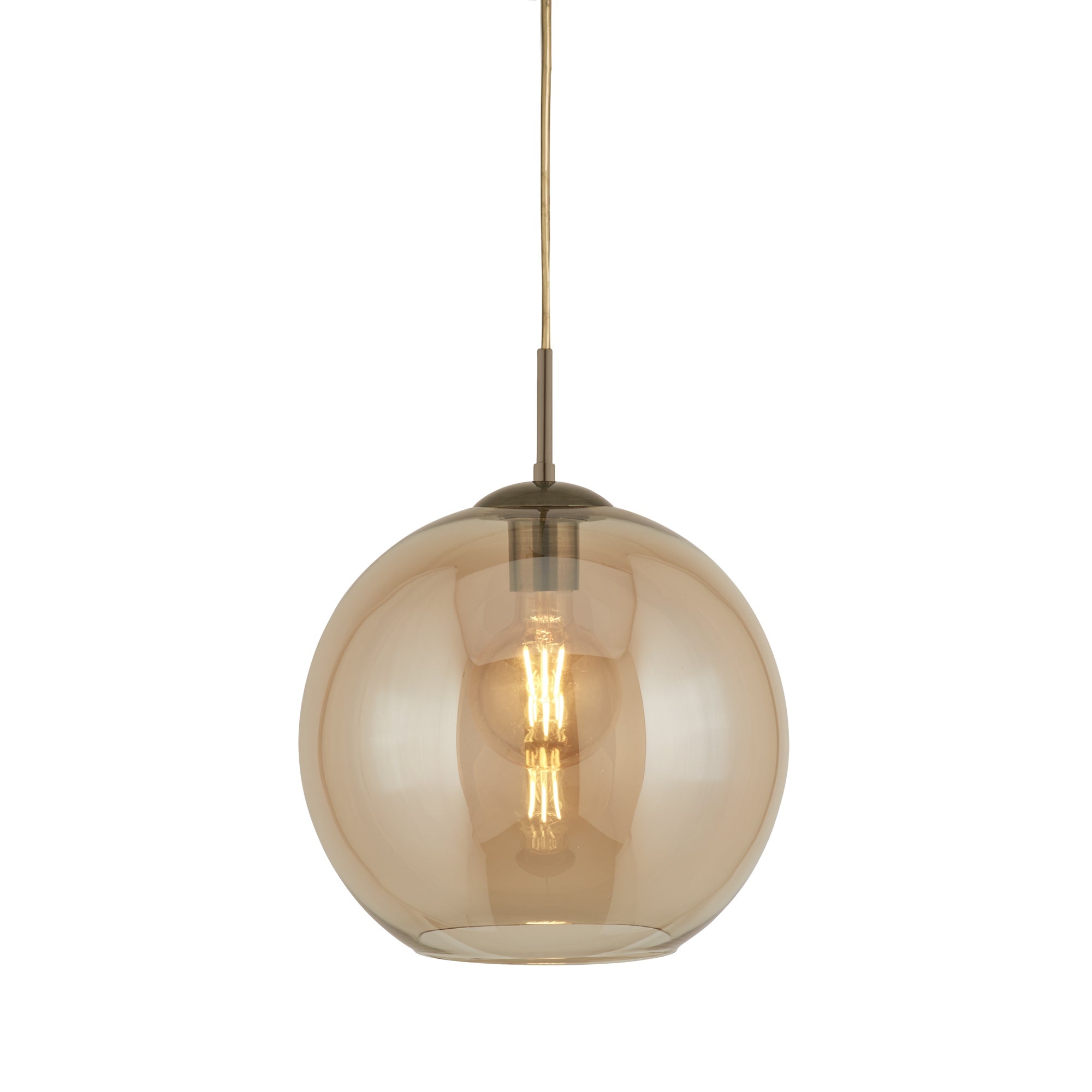 Balls Pendant - Metal & Glass