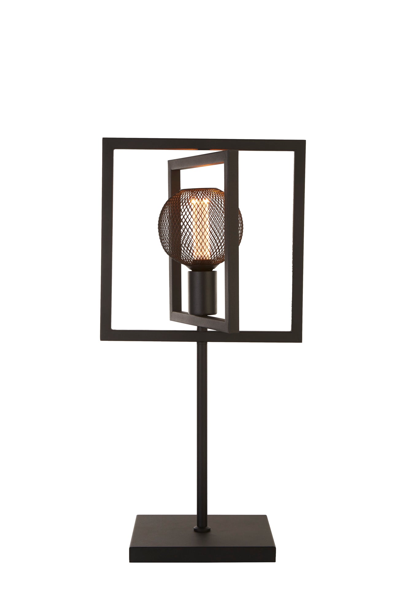 Plaza Table Lamp - Matt Black Metal