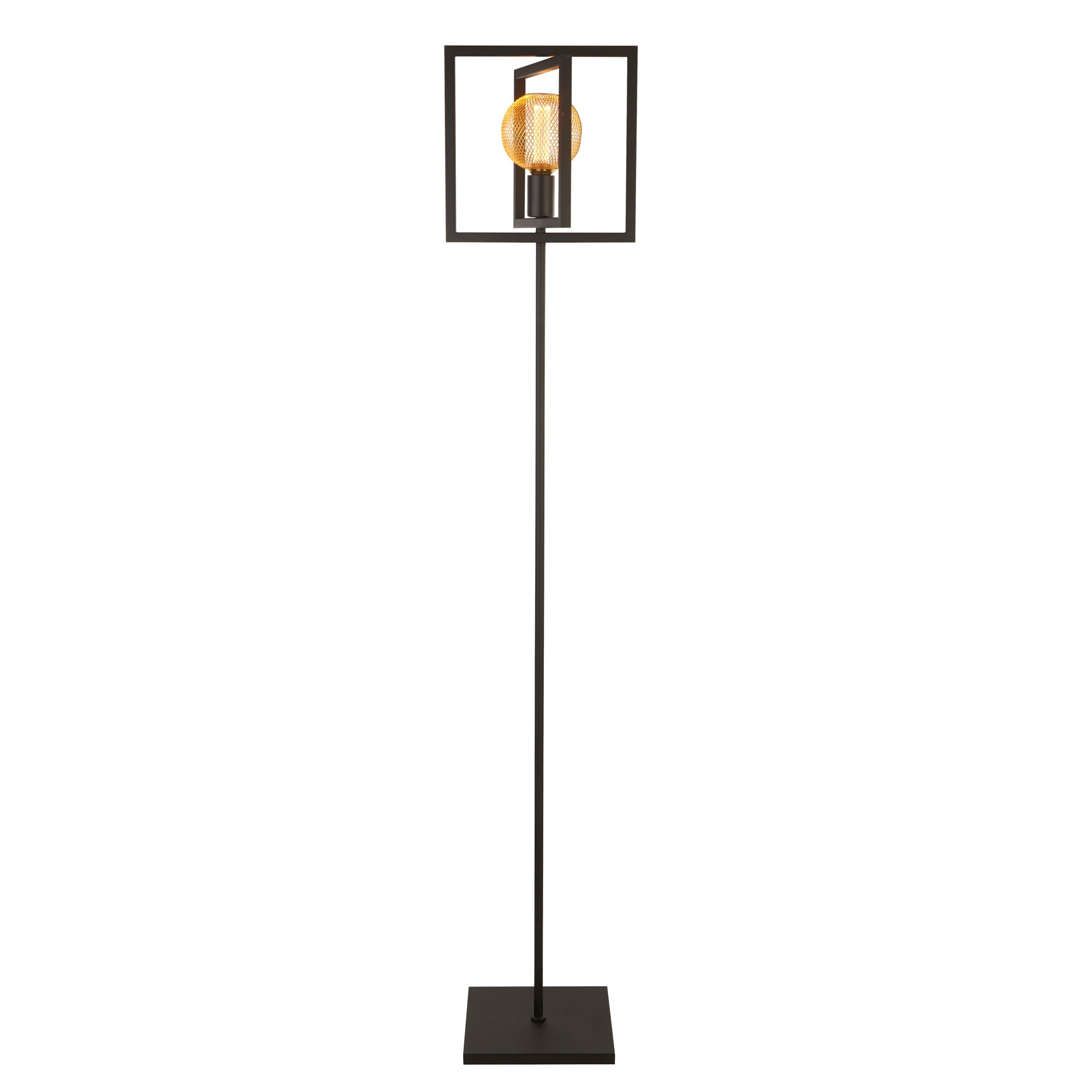 Plaza Floor Lamp - Matt Black Metal