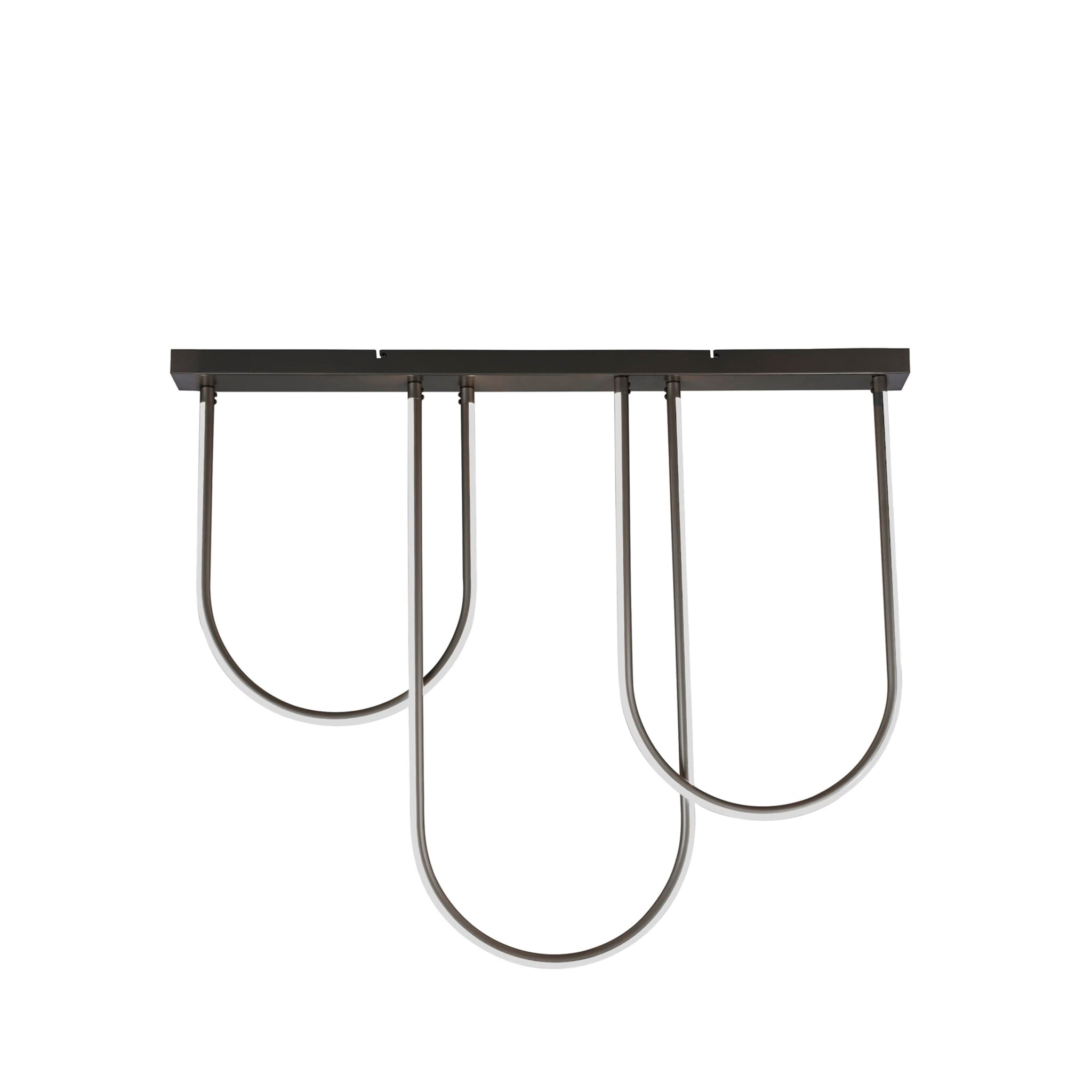 Chime LED Flush Matt Black Metal