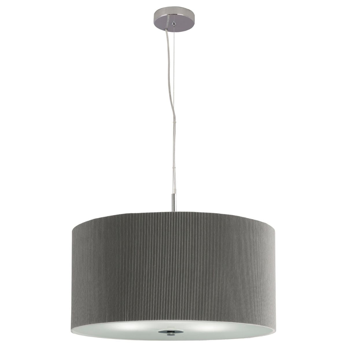 Drum Pleat Ceiling Pendant - Pleated Fabric
