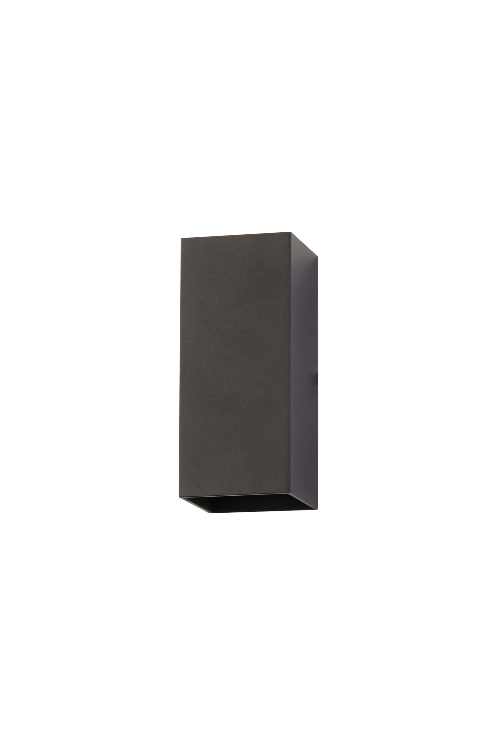 Don Square Up&Down Wall Light, GU10, Black