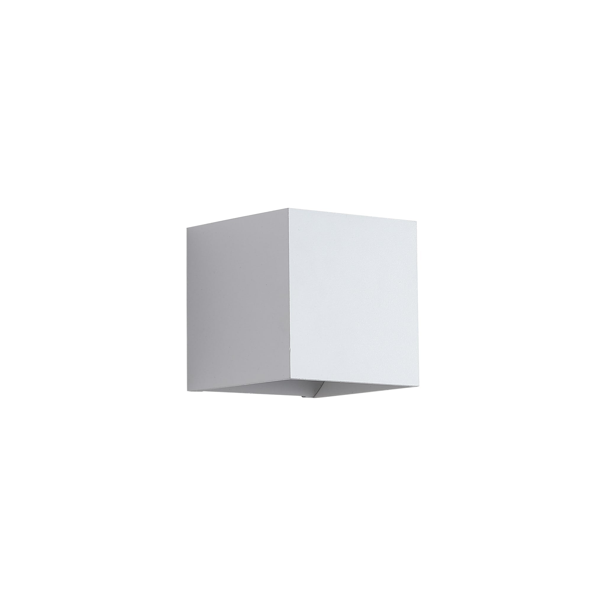 Newton Square Up&Down Wall Light, G9, White