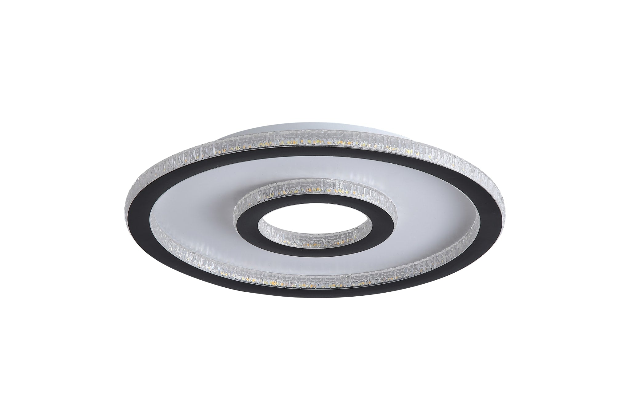 Roundel LED Flush, Matt Black