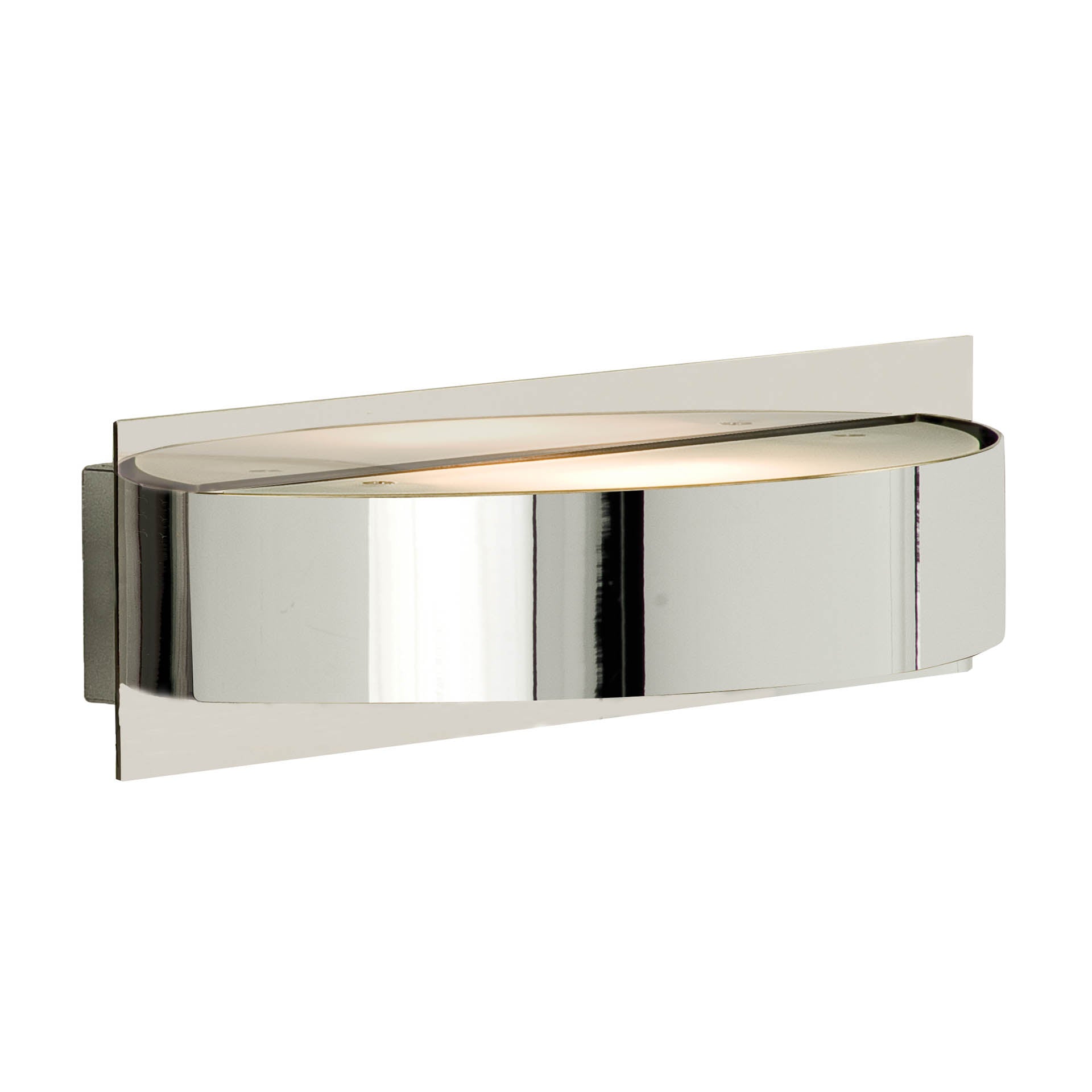 Vega Wall Light - Chrome & Glass