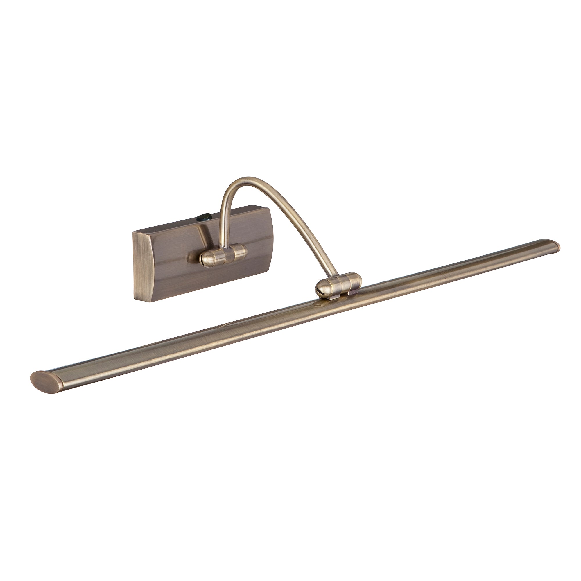 Barcelona Picture Light - Antique Brass Metal 640