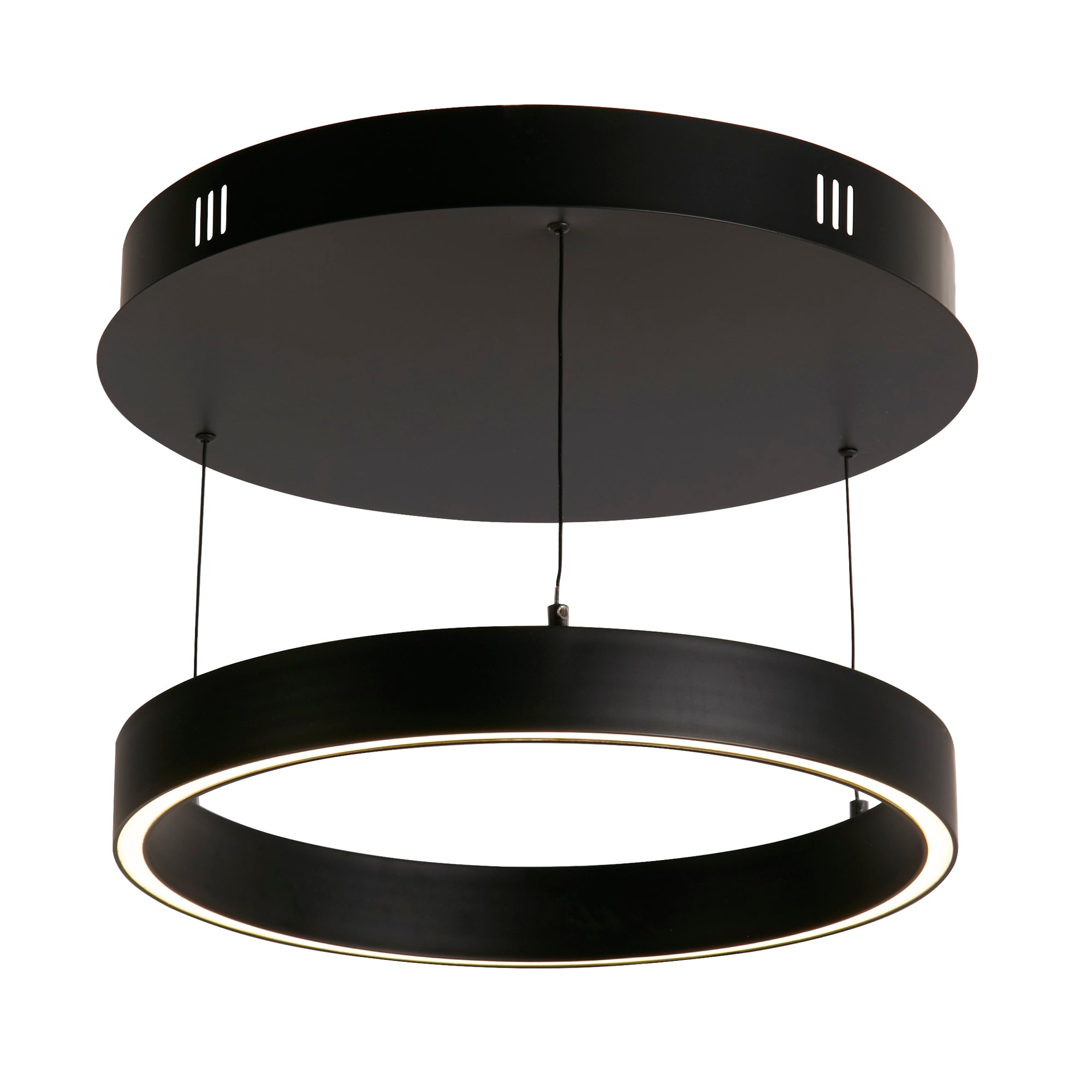 Layla Gesture Control Pendant - Metal & Opal Acrylic Black