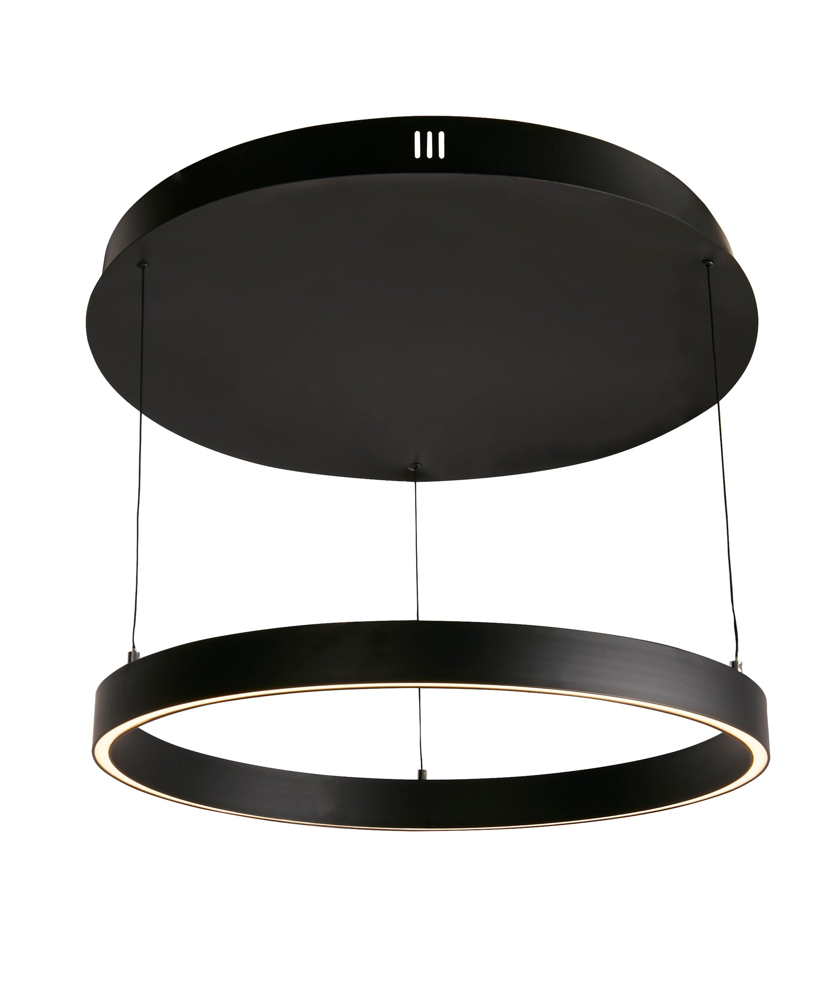 Layla Gesture Control Pendant - Metal & Opal Acrylic Black