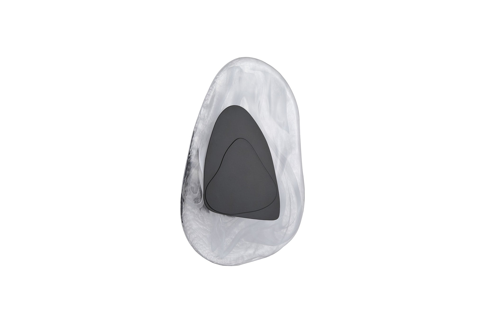 Destiny LED Wall Light, Matt Black Metal with Glass