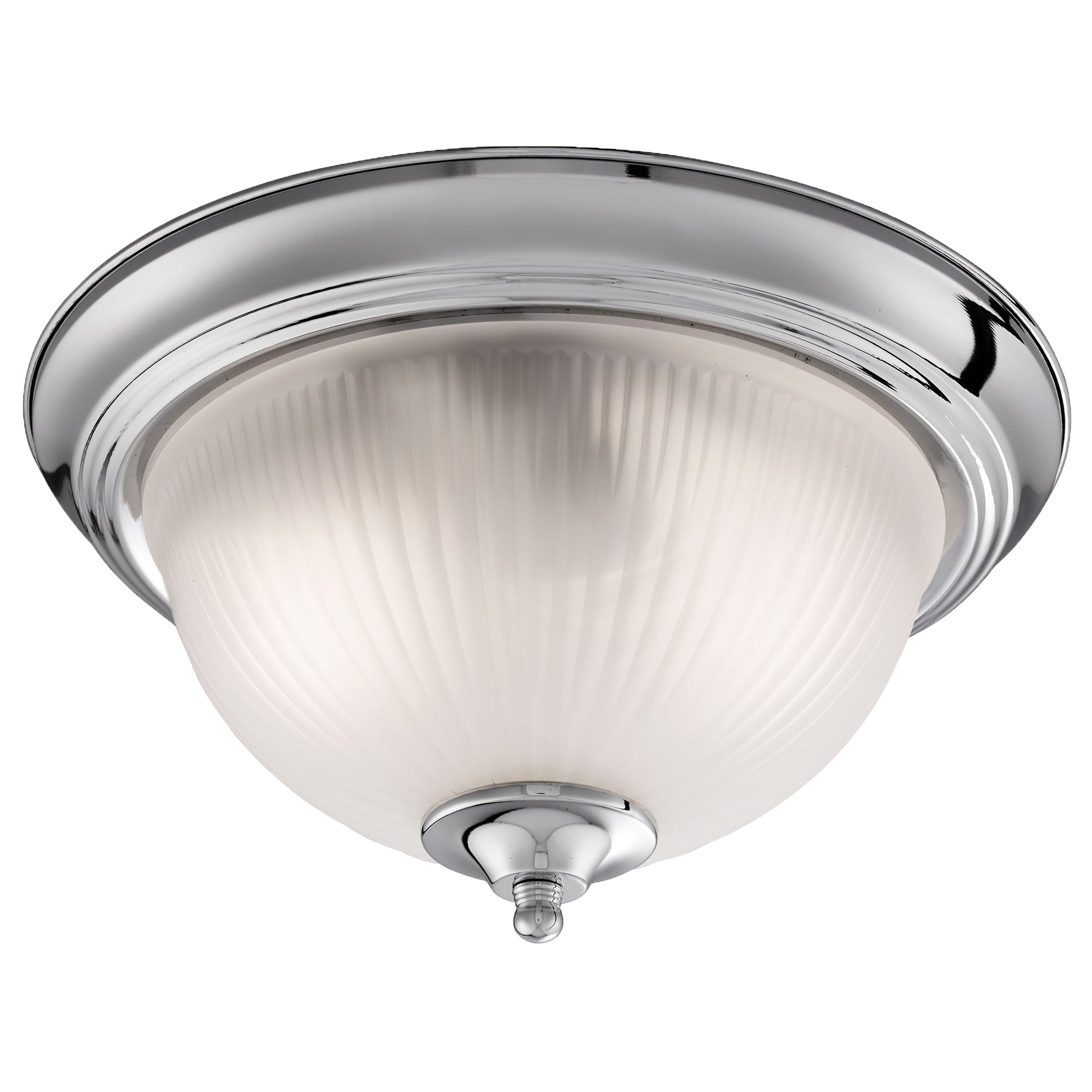 American Diner Flush - Glass Satin Silver