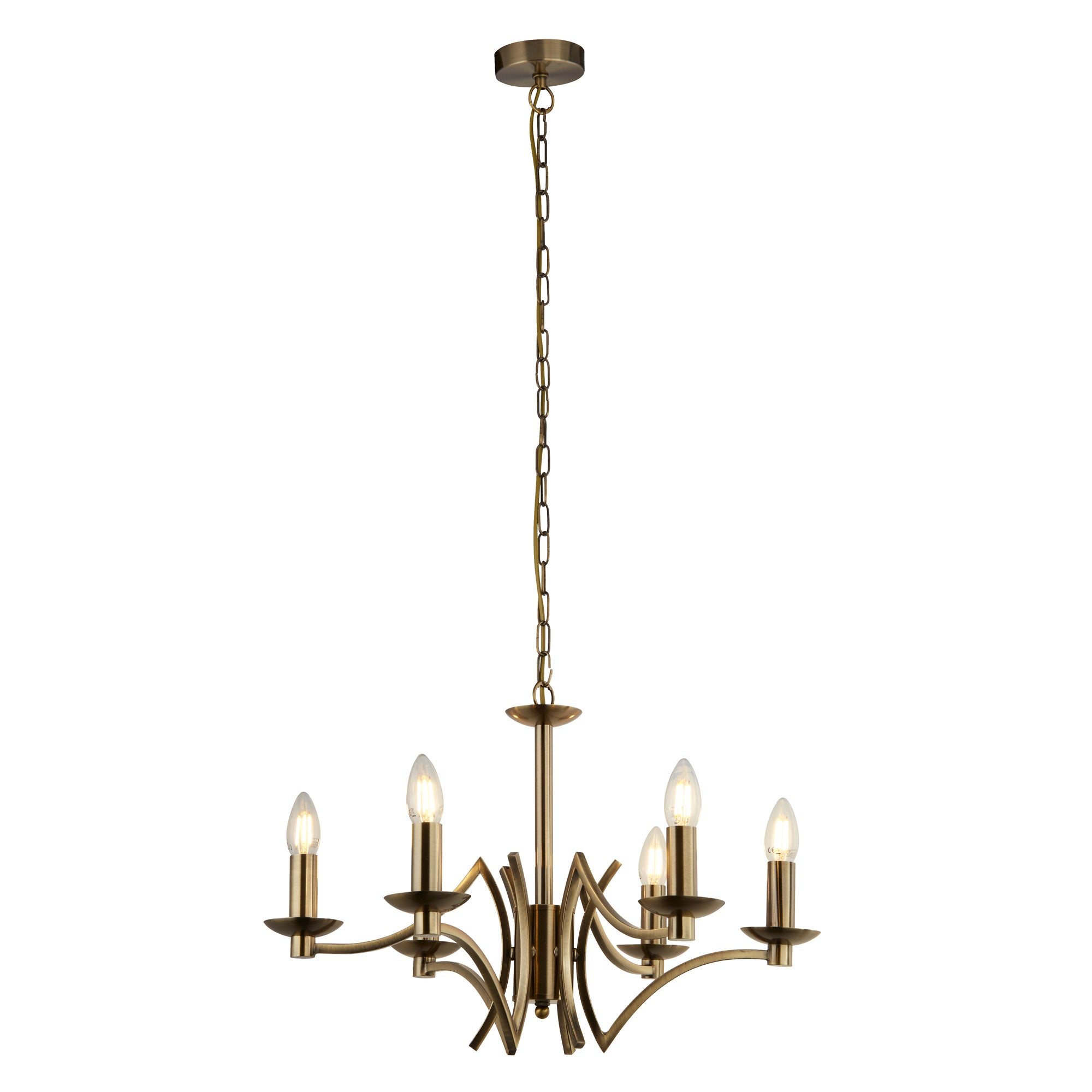 Ascot Pendant Antique Brass / 6