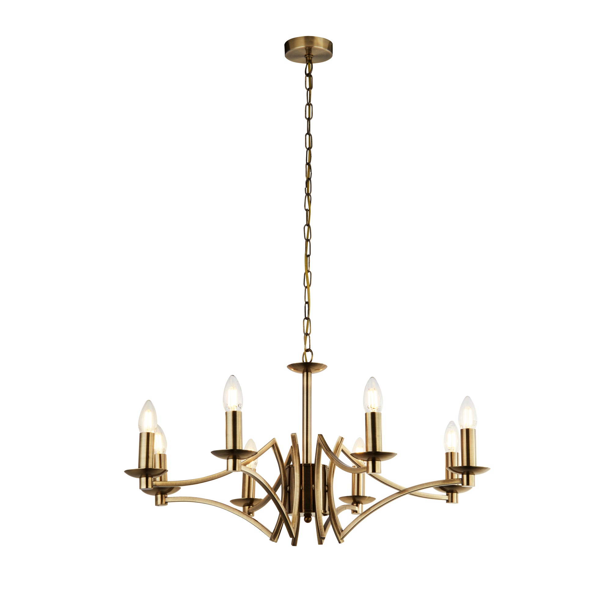 Ascot Pendant Antique Brass / 8