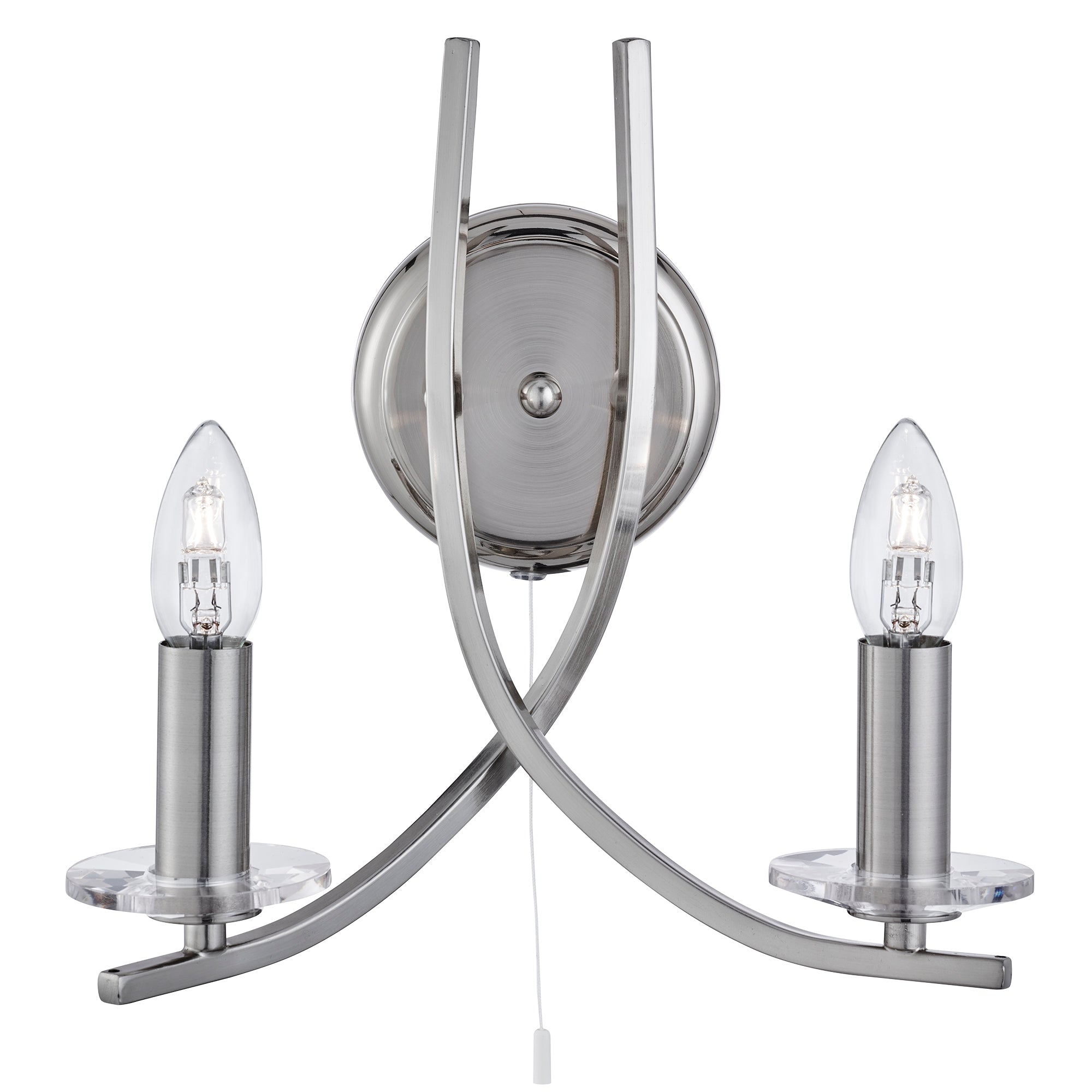 Ascona Wall Light Satin Silver / 2