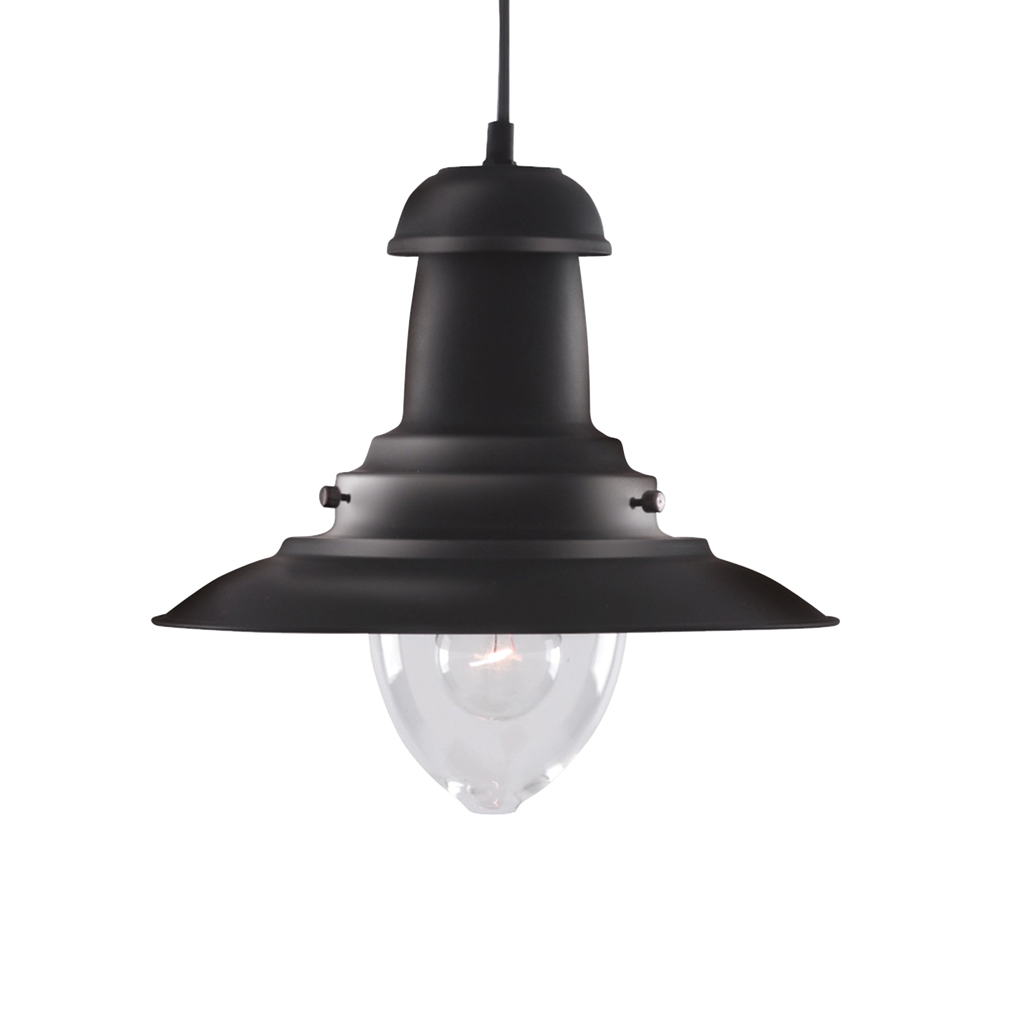 Fisherman Pendant Black