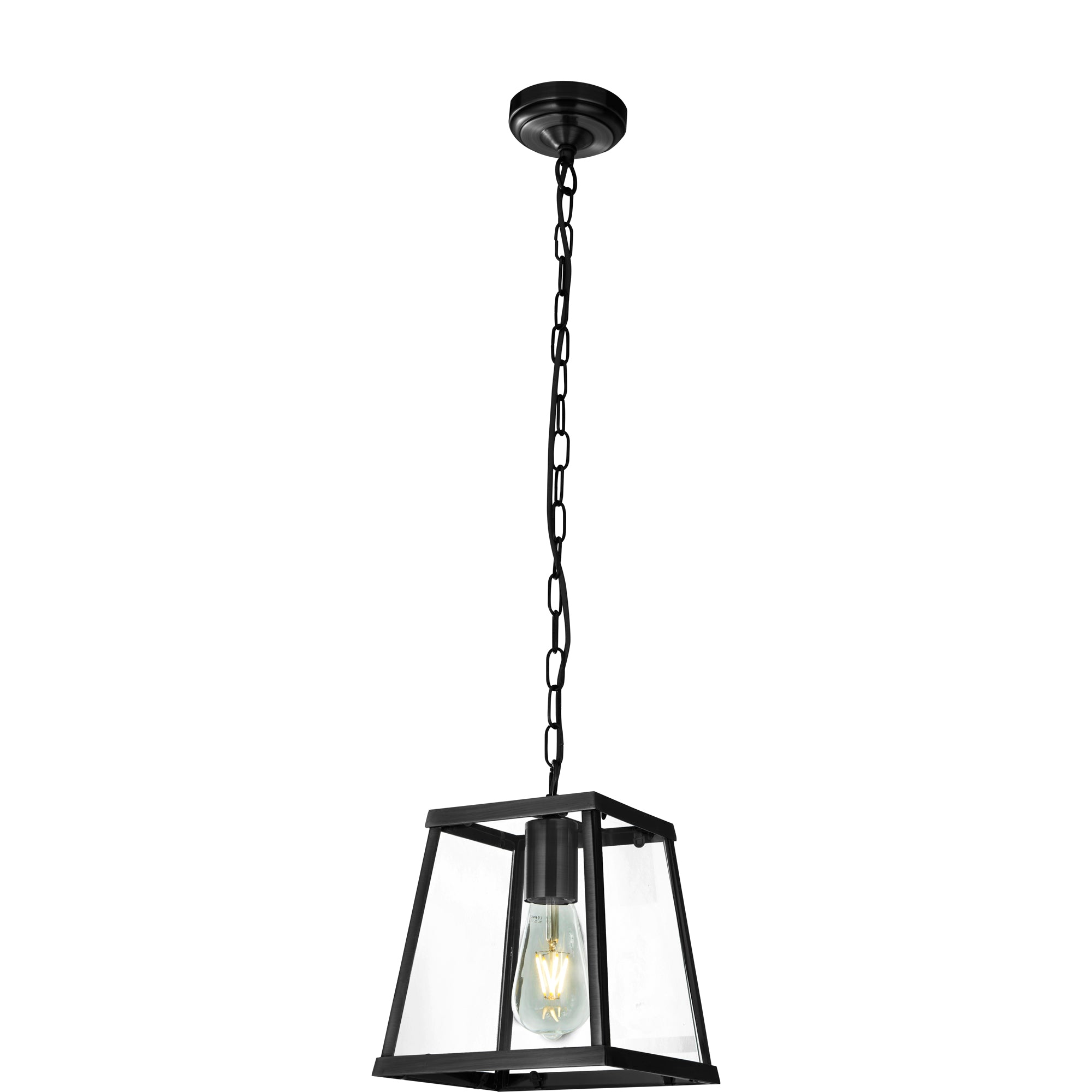 Voyager Pendant- Glass Black