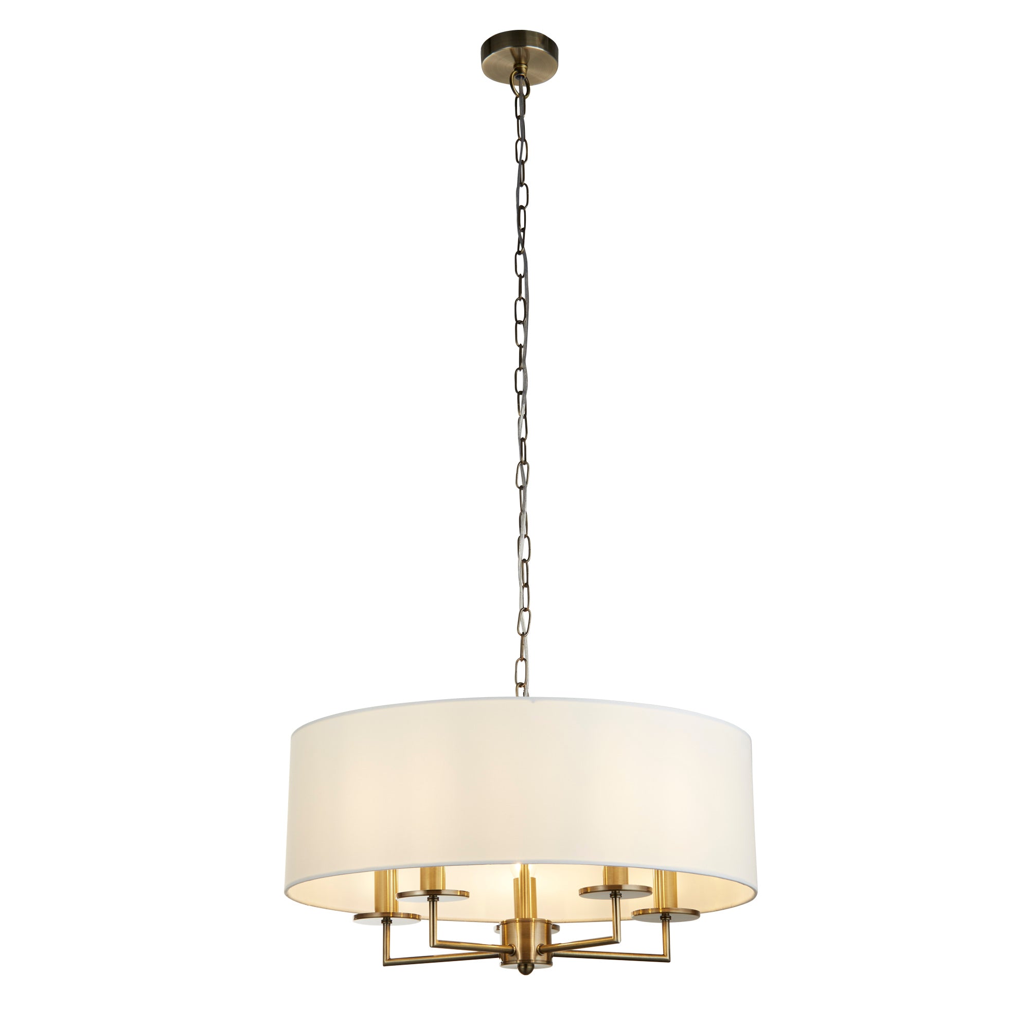 Knightsbridge Pendant Antique Brass