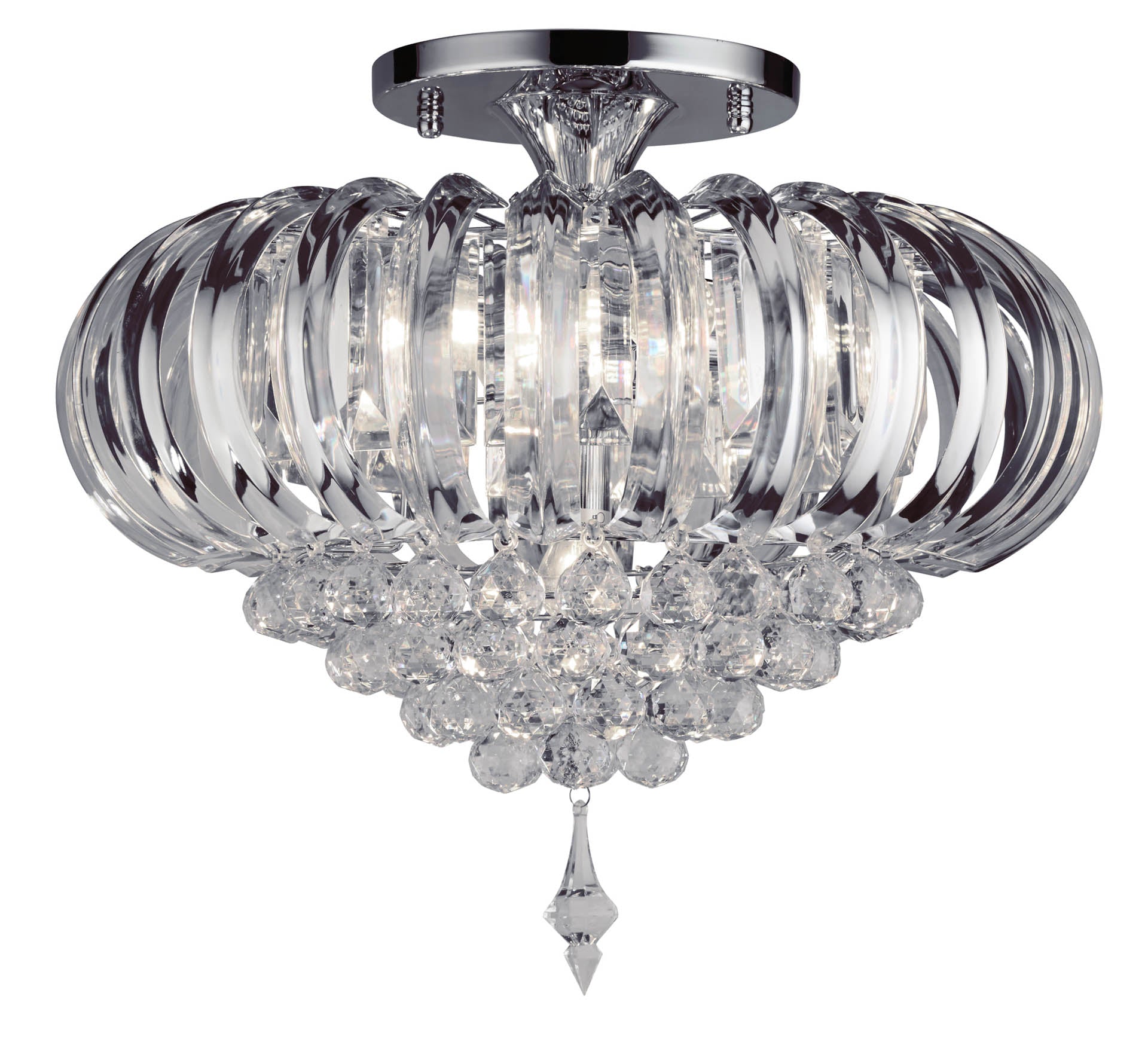 Sigma Flush - Chrome Metal & Acrylic