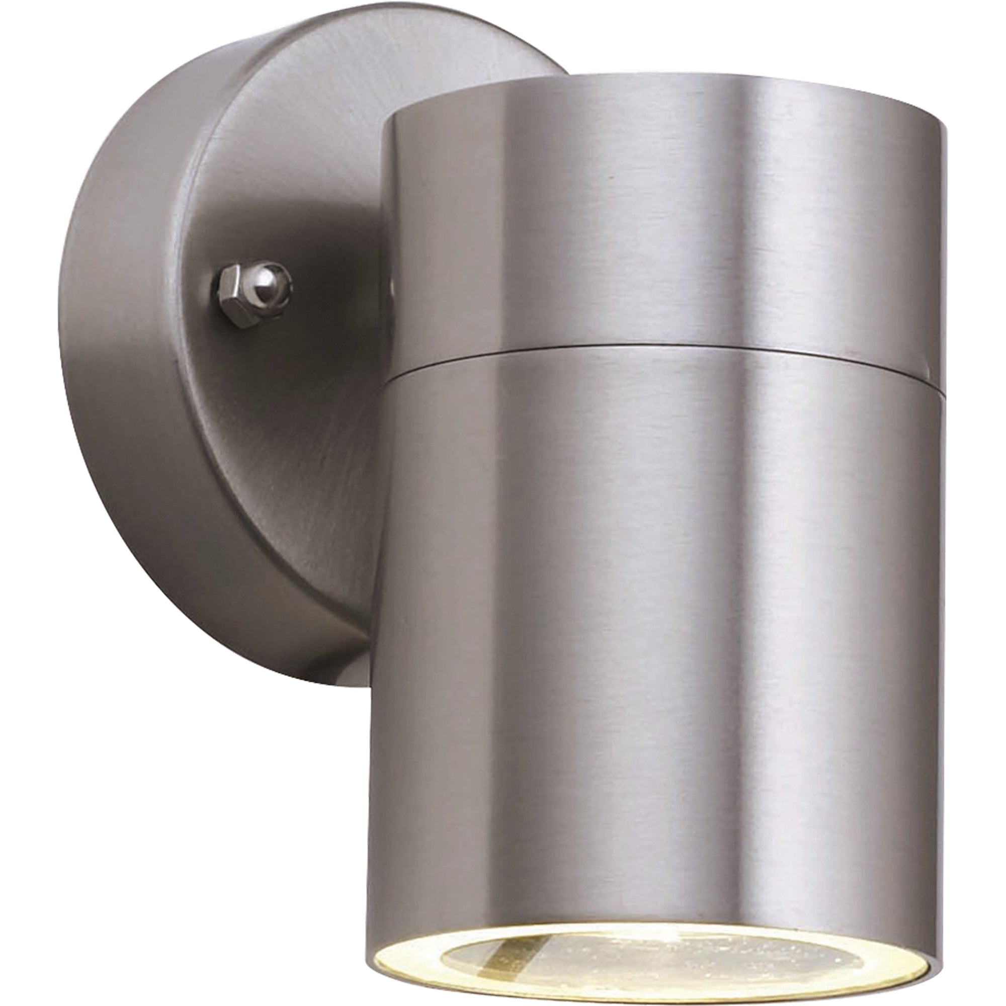 Metro Outdoor Wall Light - Stainless Steel Metal & Glass