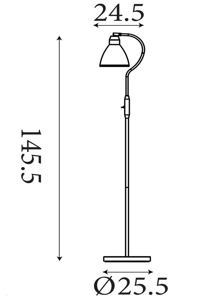 Adjustable Floor Lamp, Satin Nickel