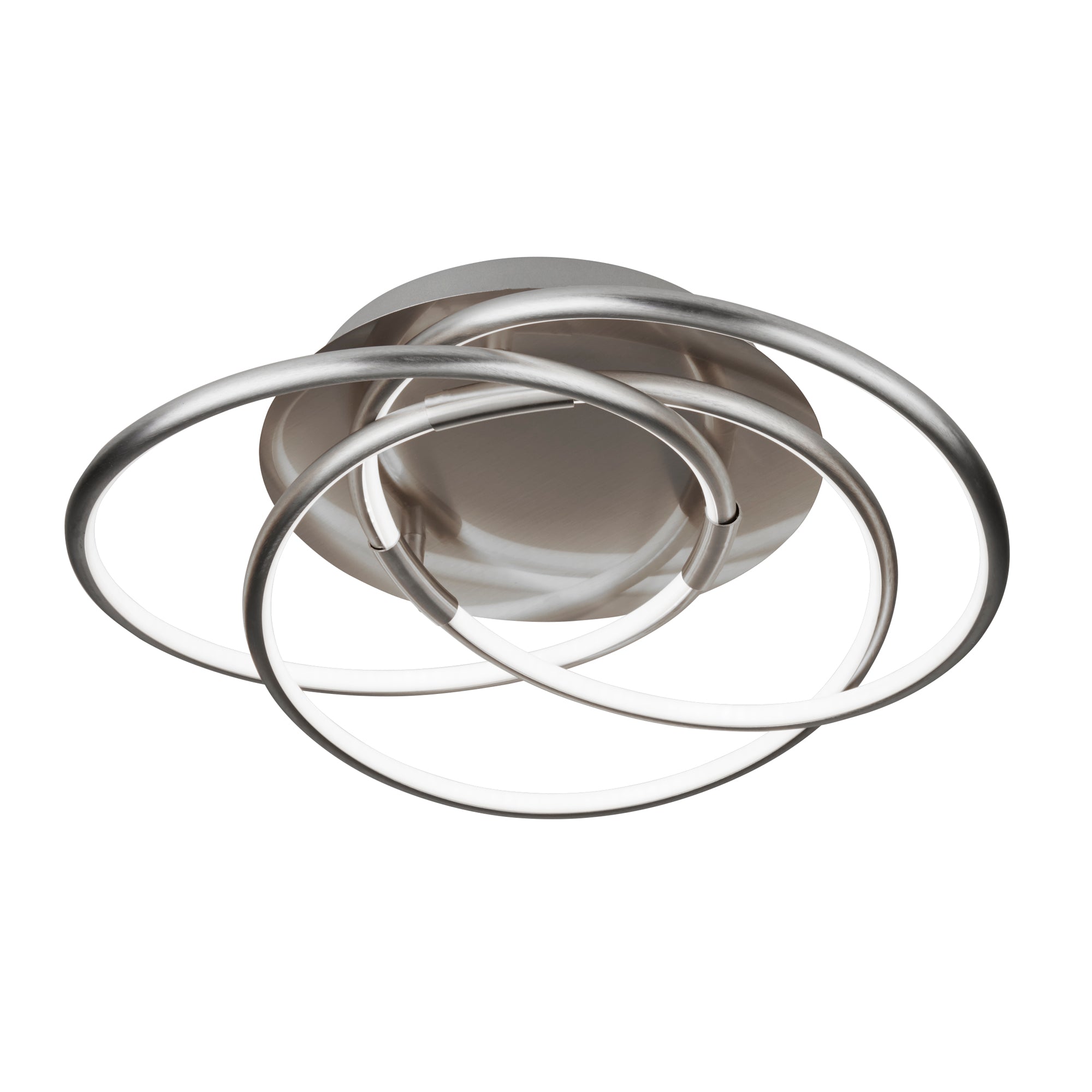 Magic LED Flush - Satin Silver