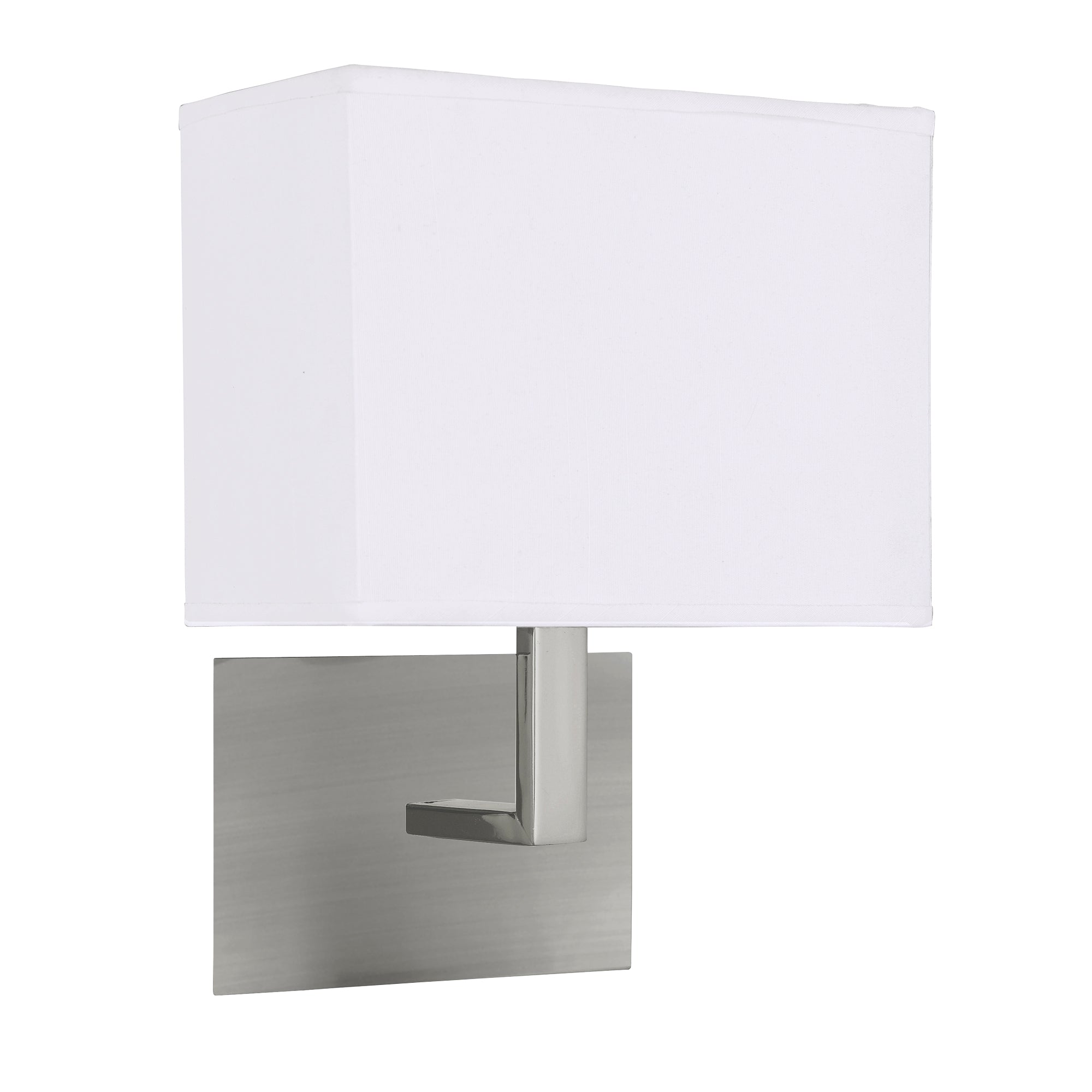 Hotel Wall Light Satin Silver