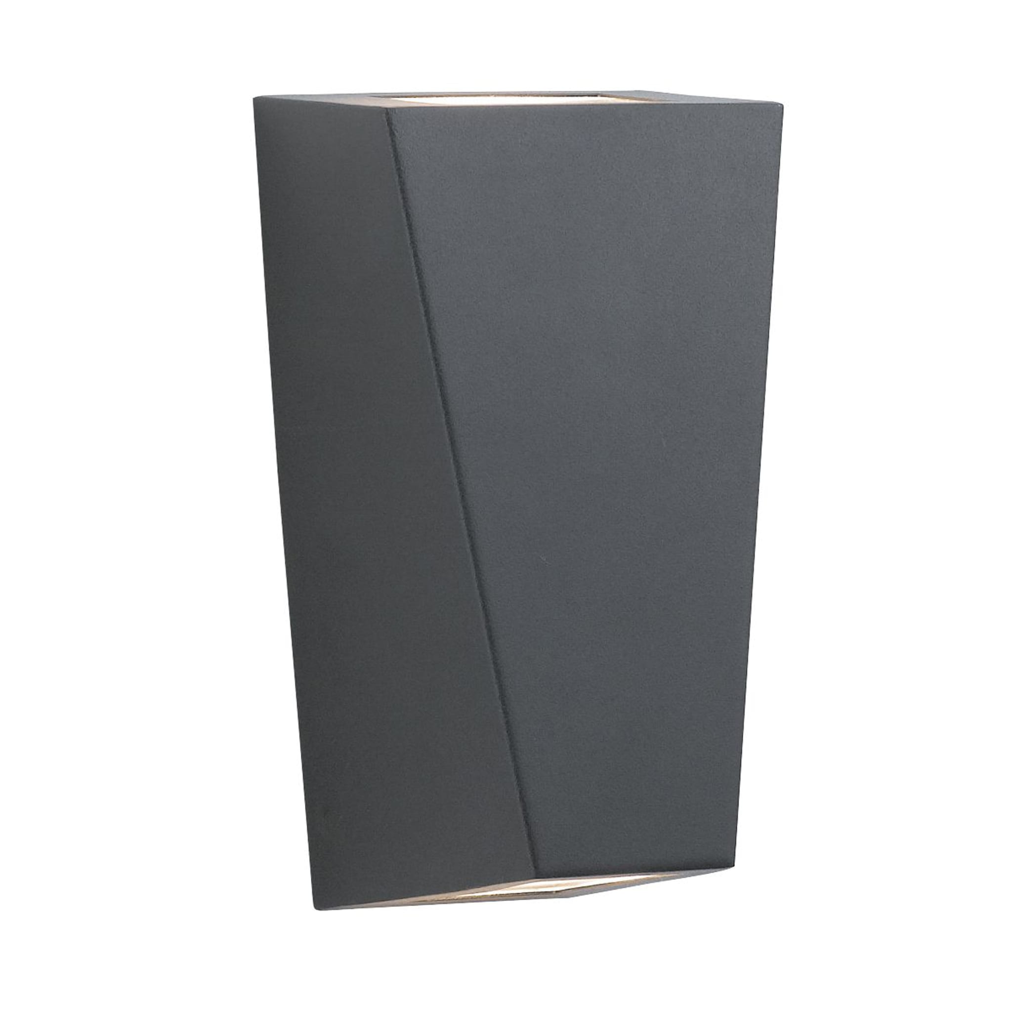 Sheffield Outdoor Wall Light - Black Metal & Glass