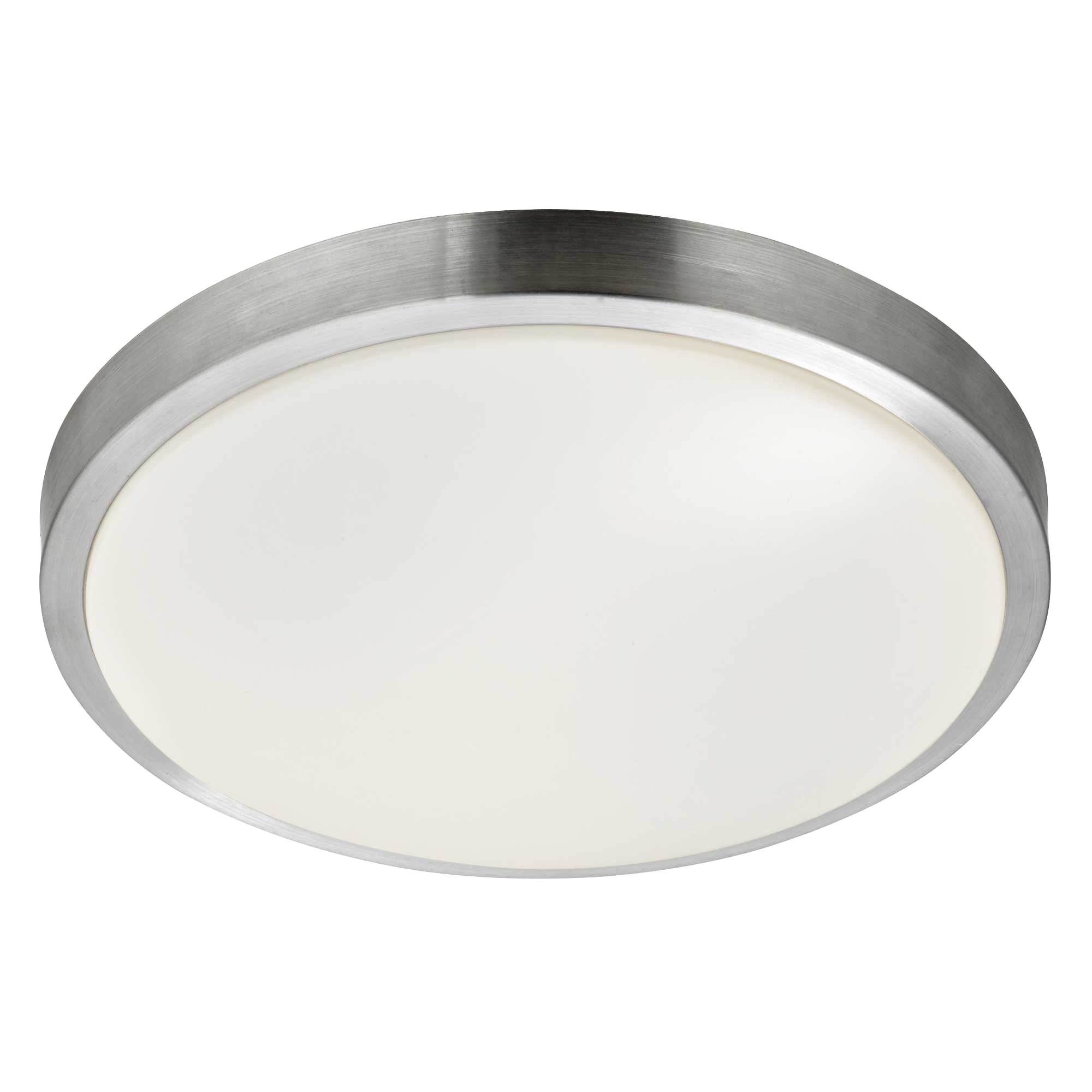 Zurich LED Flush - Aluminium & Acrylic Shade, IP44