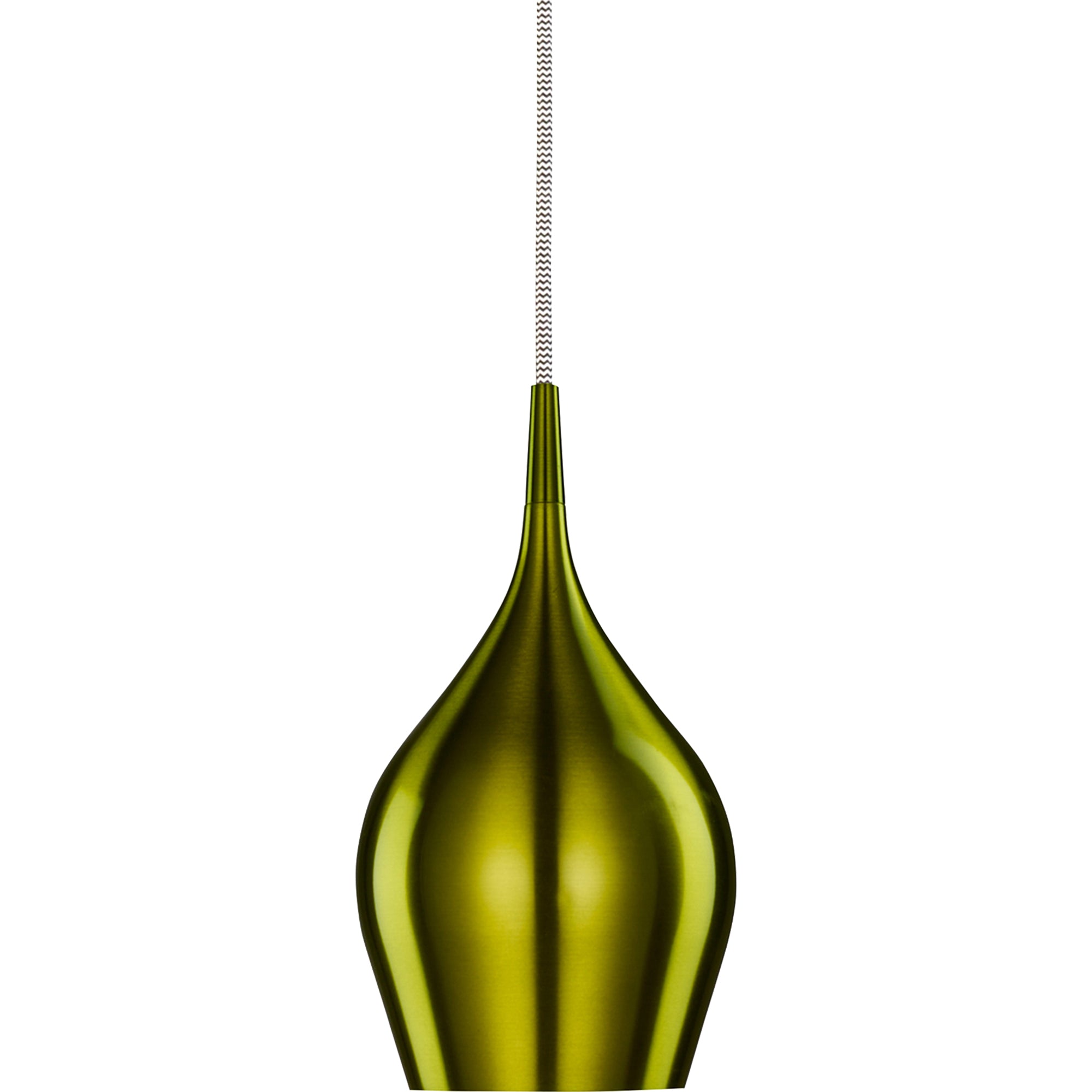 Vibrant Pendant - Metallic Metal Green / 120 x 230