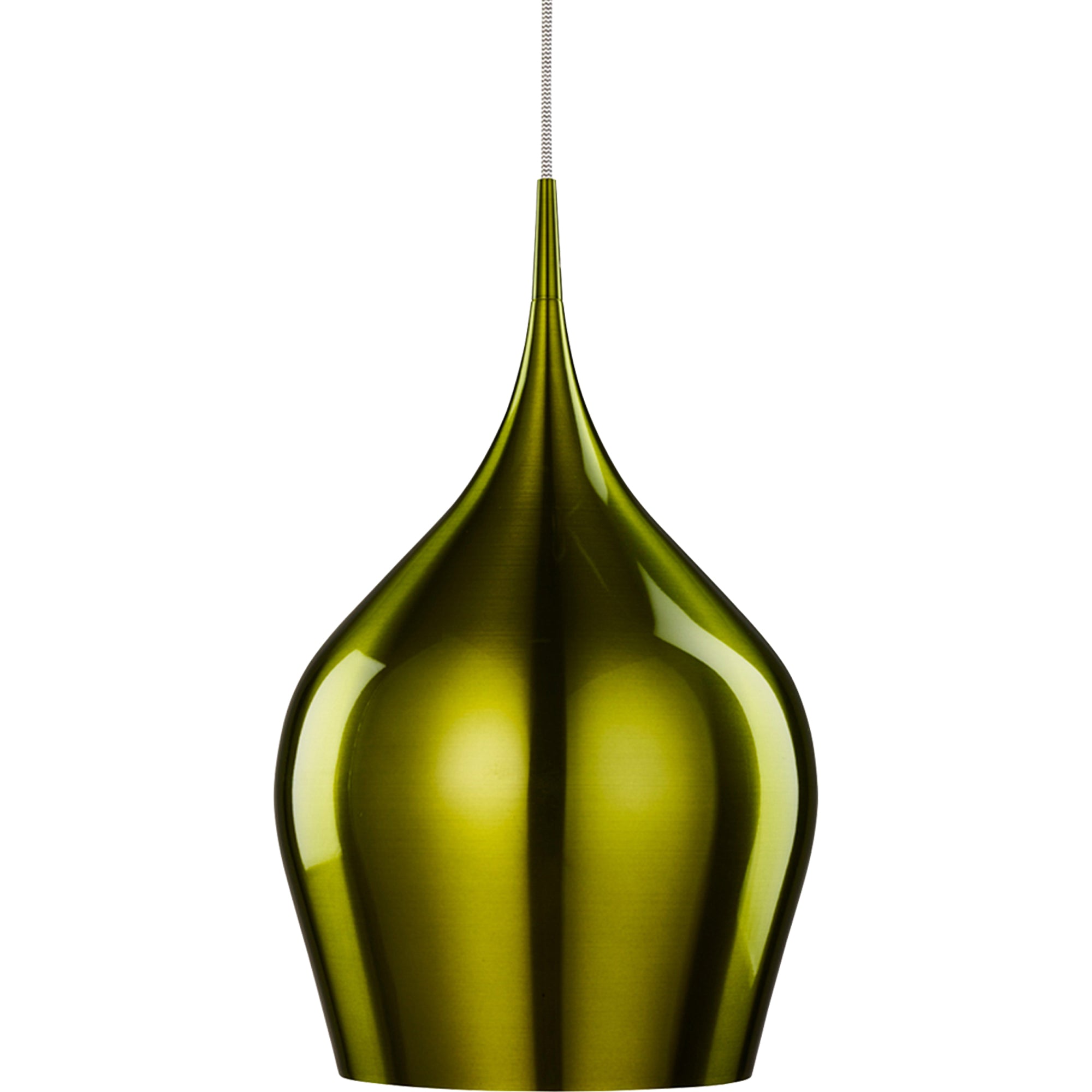 Vibrant Pendant - Metallic Metal Green / 260 x 440