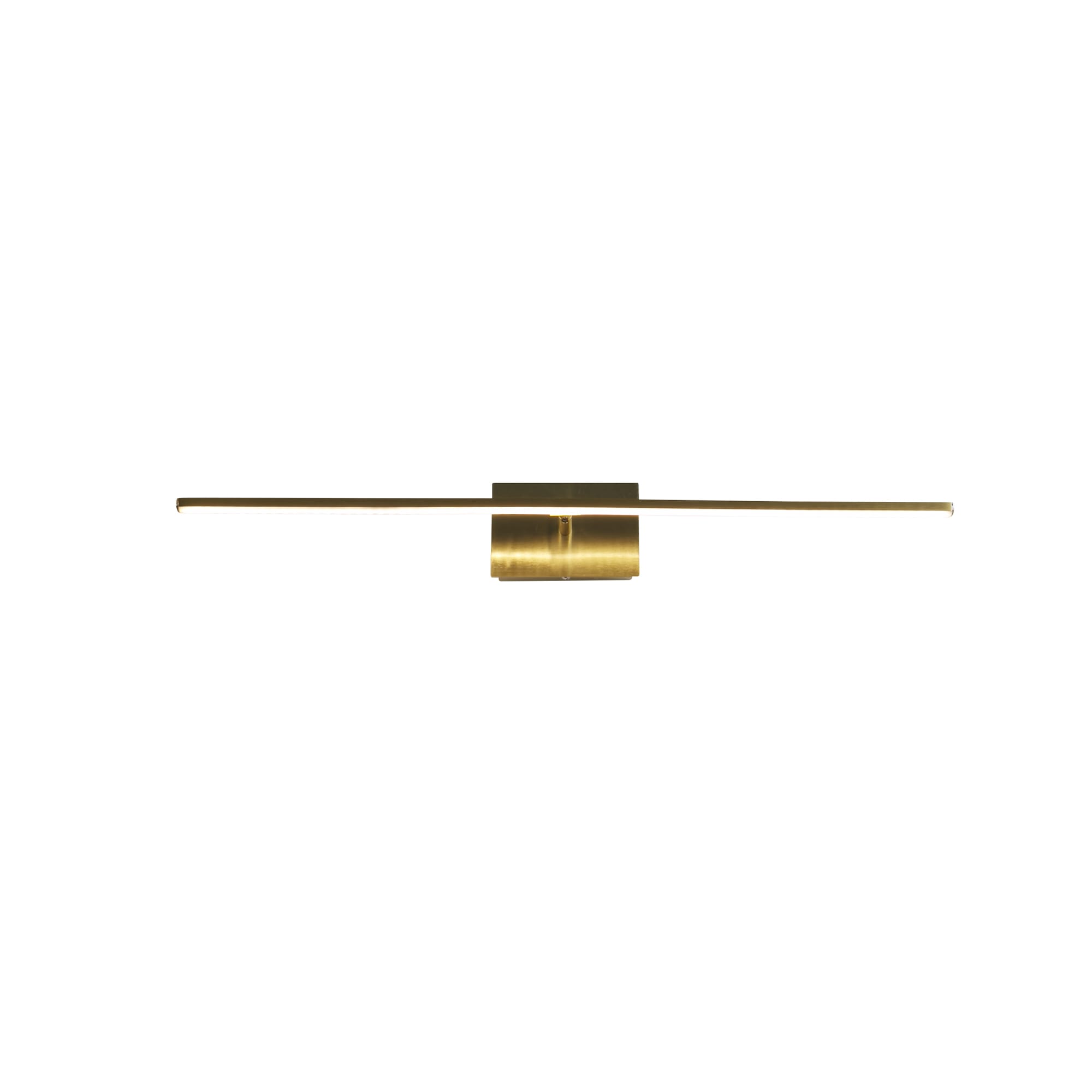 Amalfi LED Wall Light IP44, Satin Brass Metal