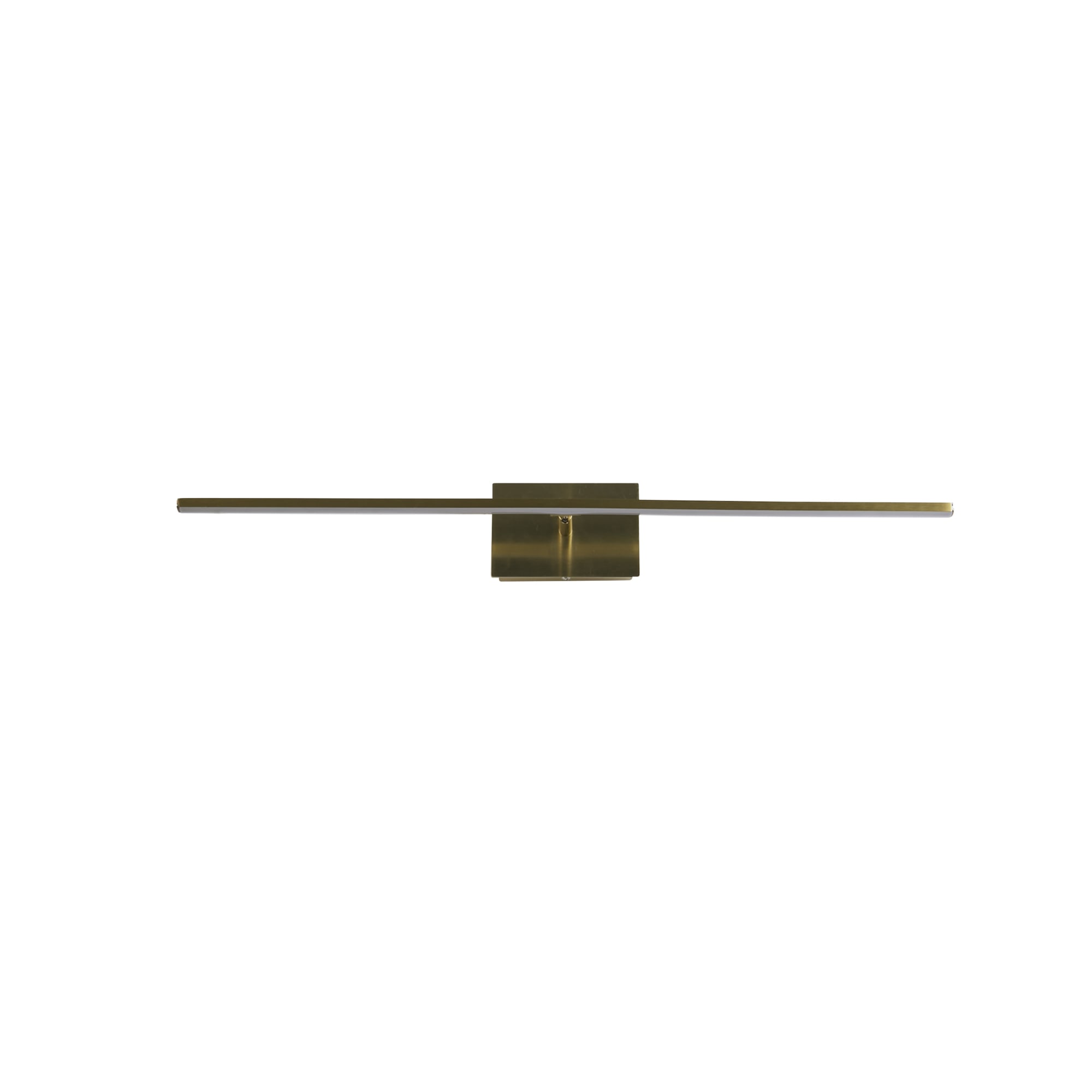 Amalfi LED Wall Light IP44, Satin Brass Metal