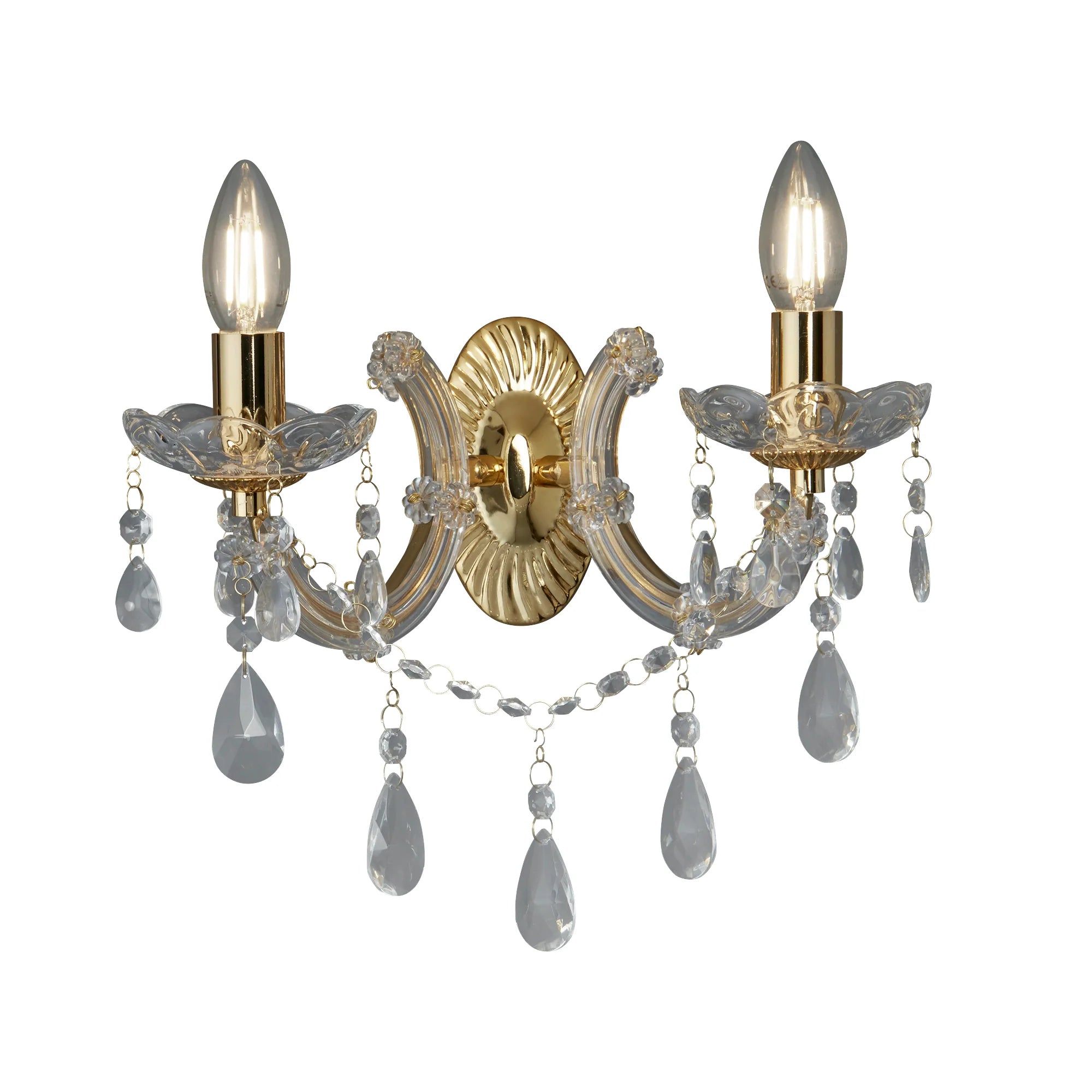 Marie Therese Wall Light - Clear Crystal