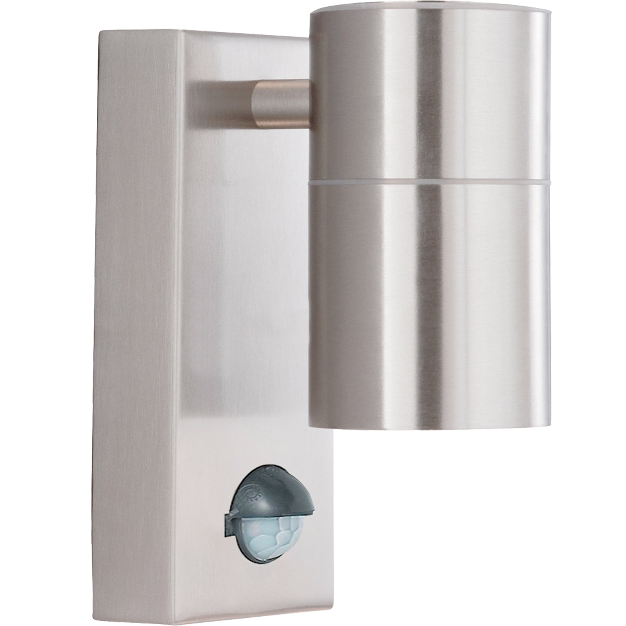 Metro Outdoor Wall Light - Stainless Steel Metal & Glass