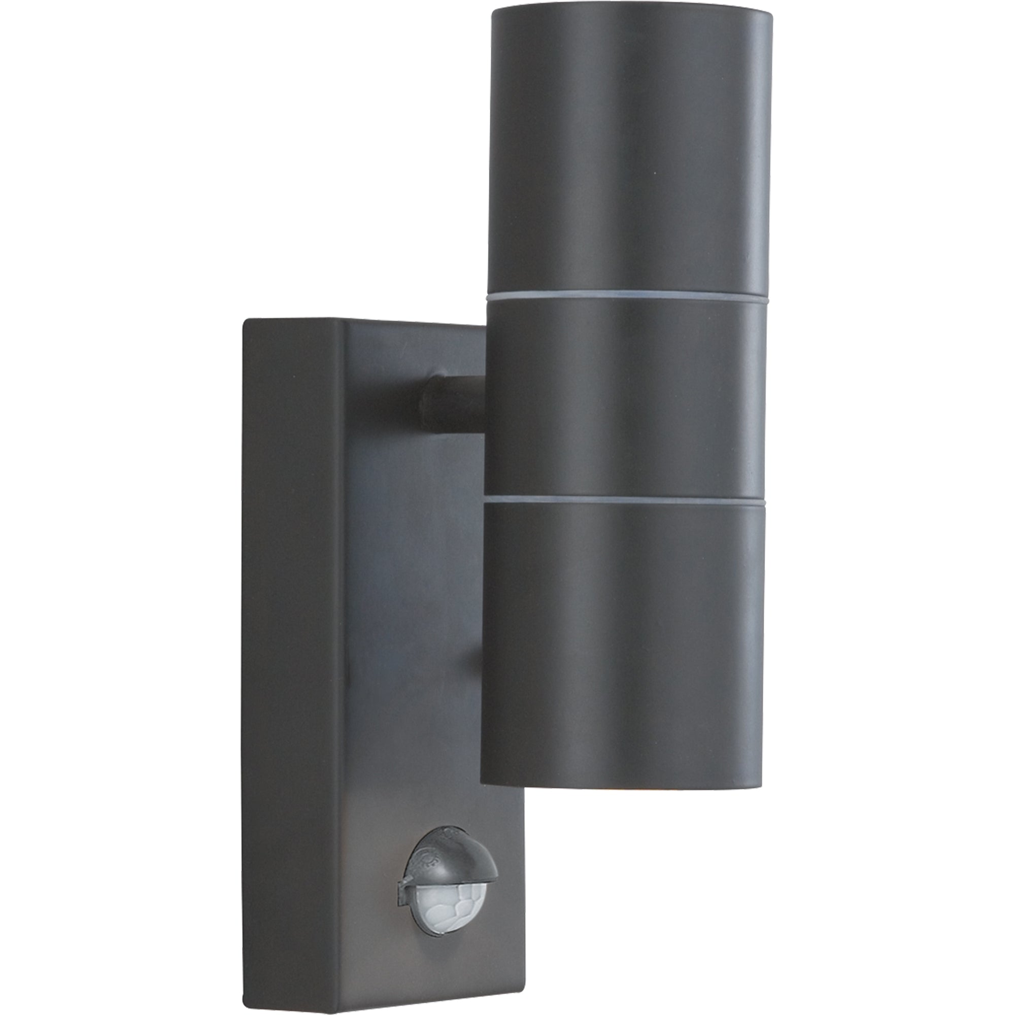 Metro Outdoor Wall Light - Metal & Glass Matt Black