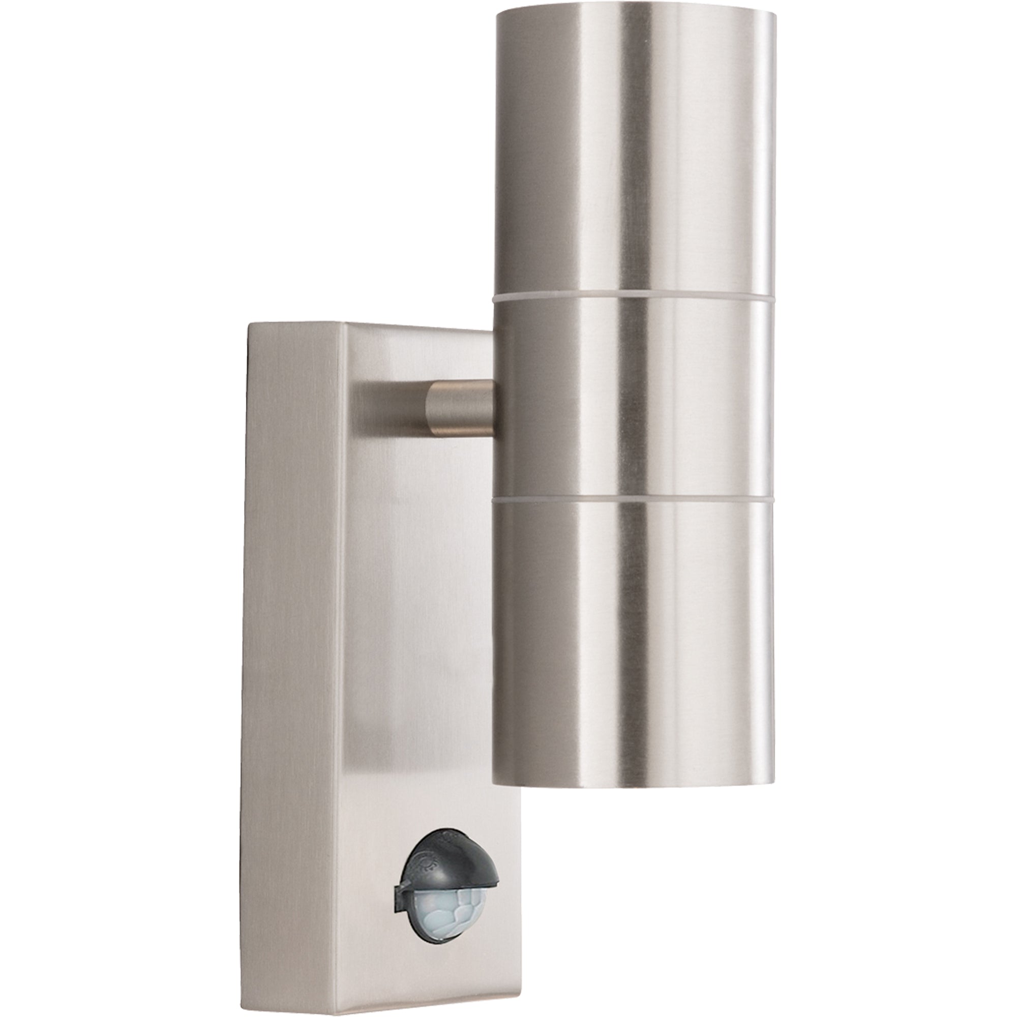 Metro Outdoor Wall Light - Metal & Glass Stainless Steel