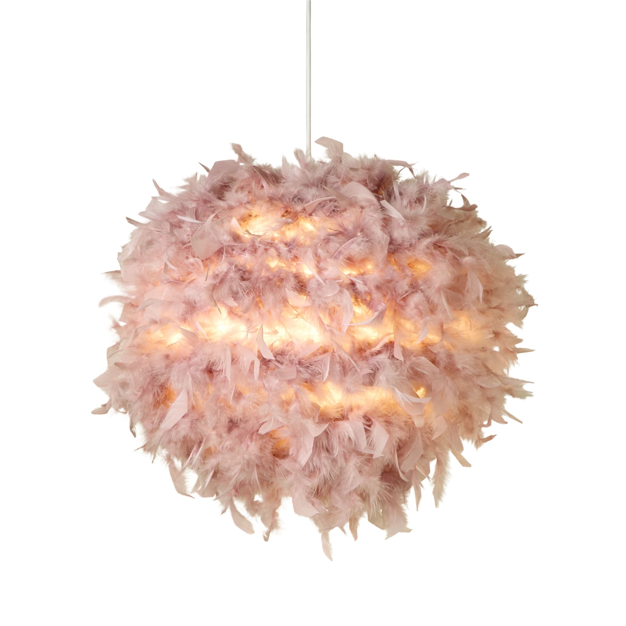 Kate Feather Pink Non-Elec Shade (Shade Only)