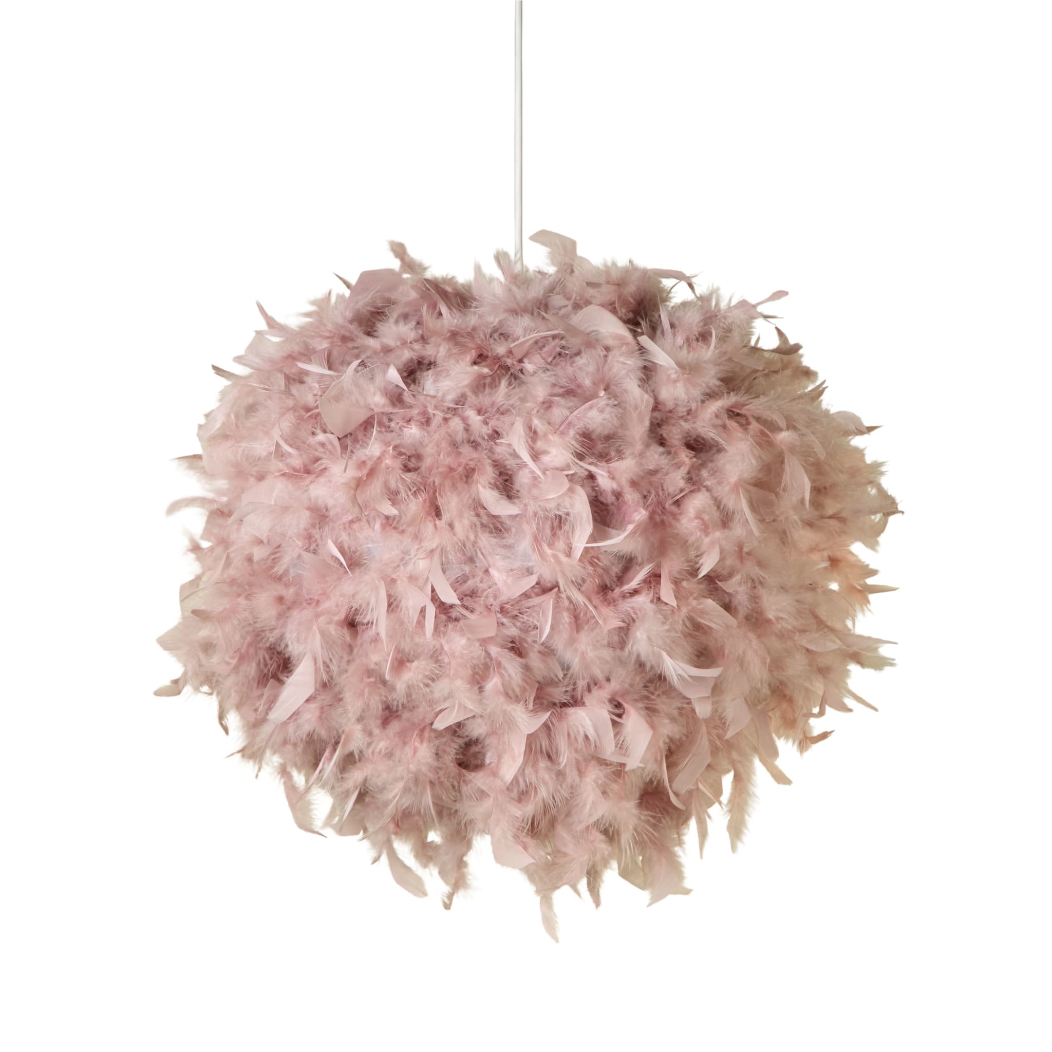 Kate Feather Pink Non-Elec Shade (Shade Only)