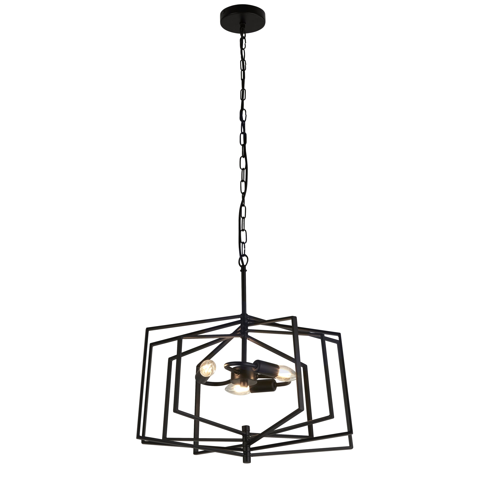 Slinky 3 Ceiling Pendant - Black Metal Model 2