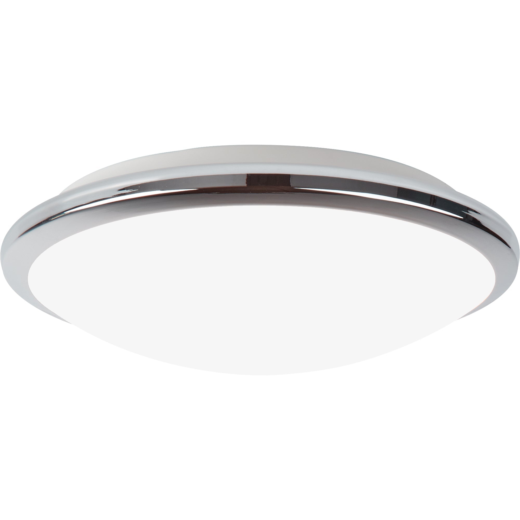 Knutsford Flush - Chrome Metal & Glass