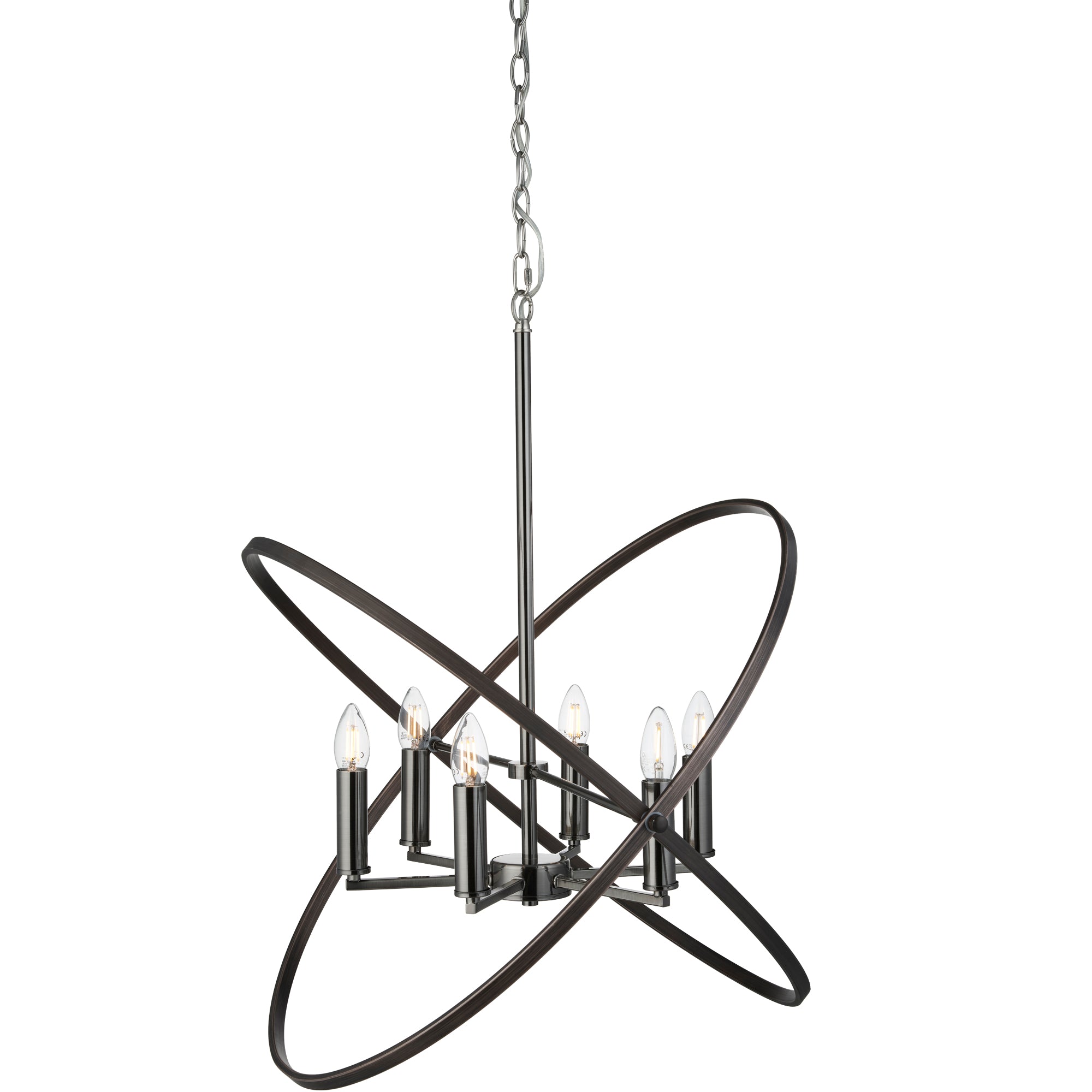 Hoopla Pendant - Pewter Metal Pewter Metal / 6
