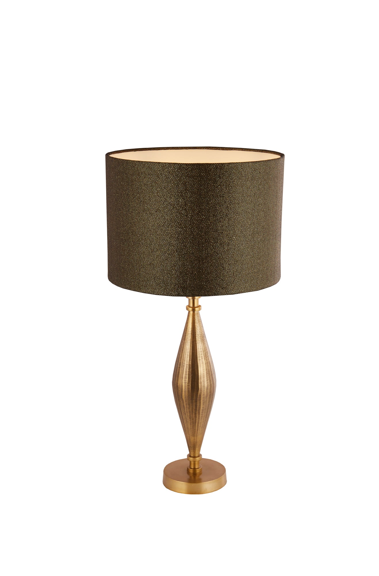 Base Only - Rye Table Lamp - Antique Brass Metal