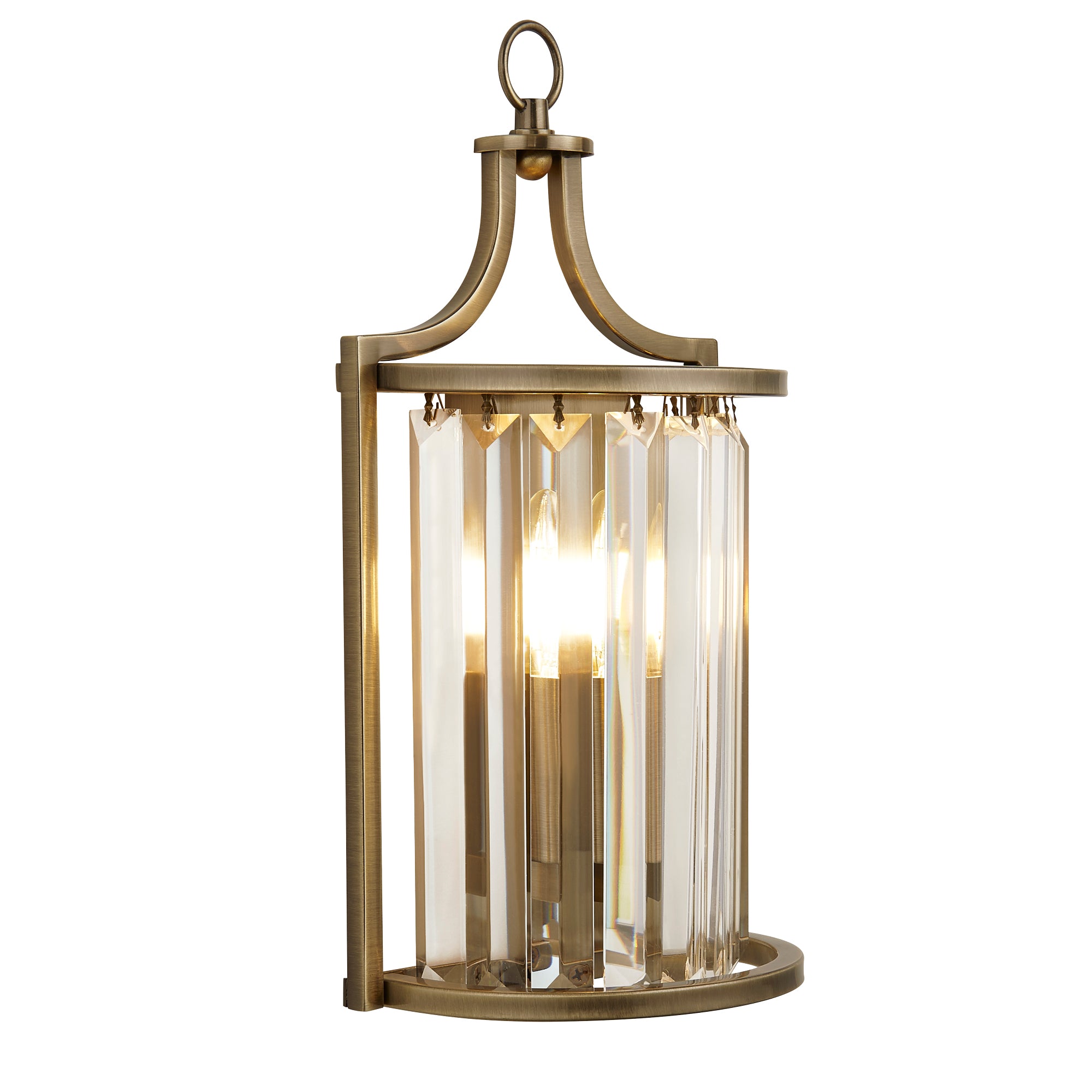 Victoria Wall Light Antique Brass