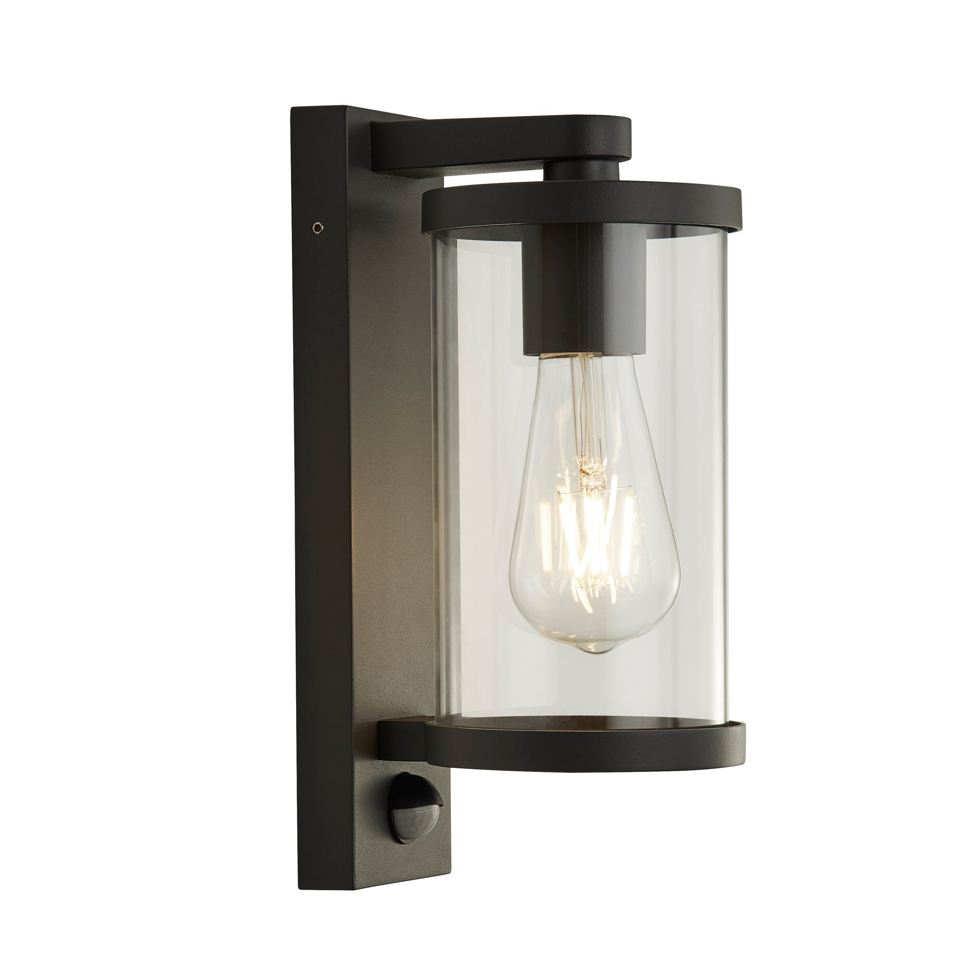 Bakerloo Outdoor Wall Light - Black Metal & Polycarbonate