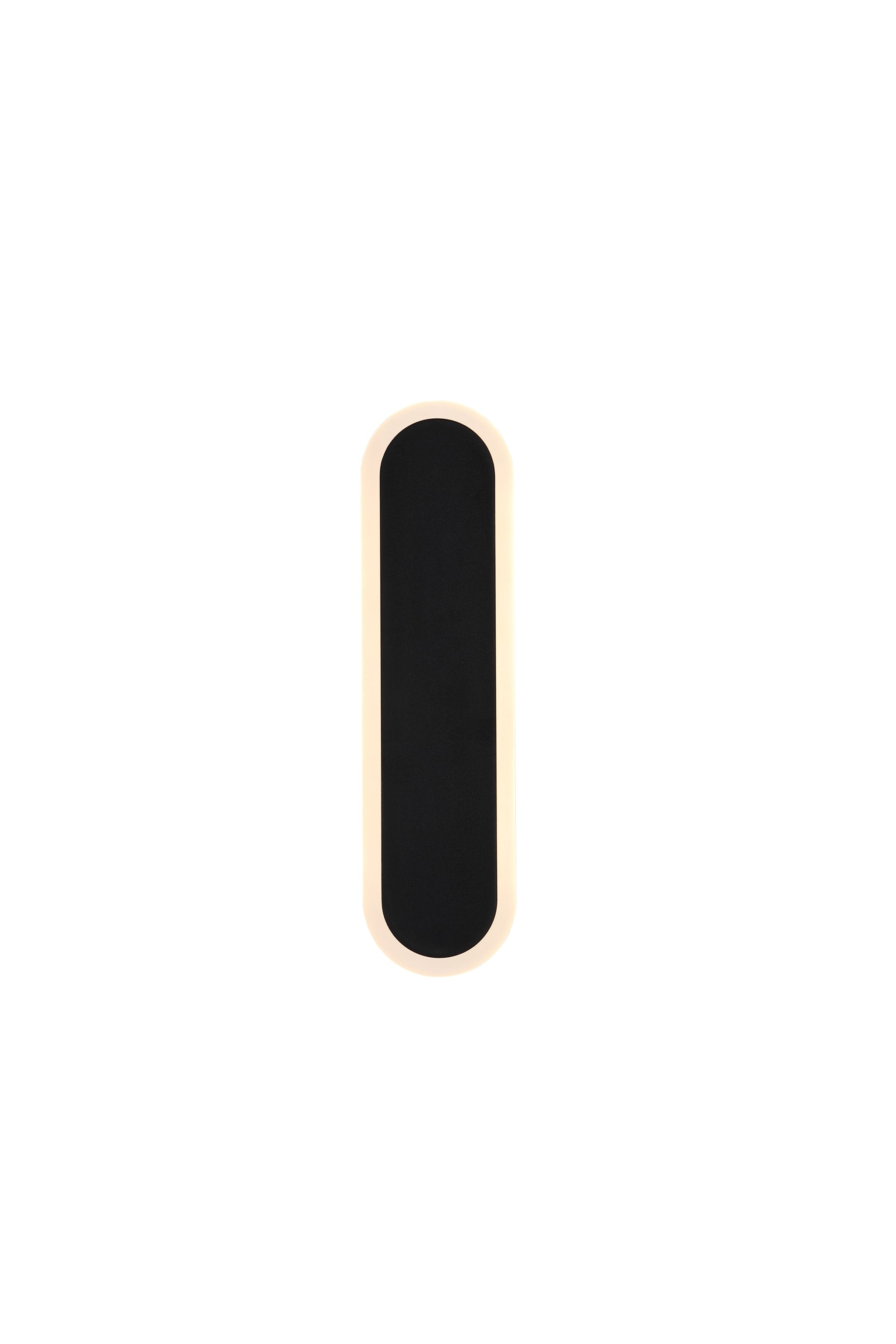 Bordo LED Outdoor Wall Light, Length 300mm, Black